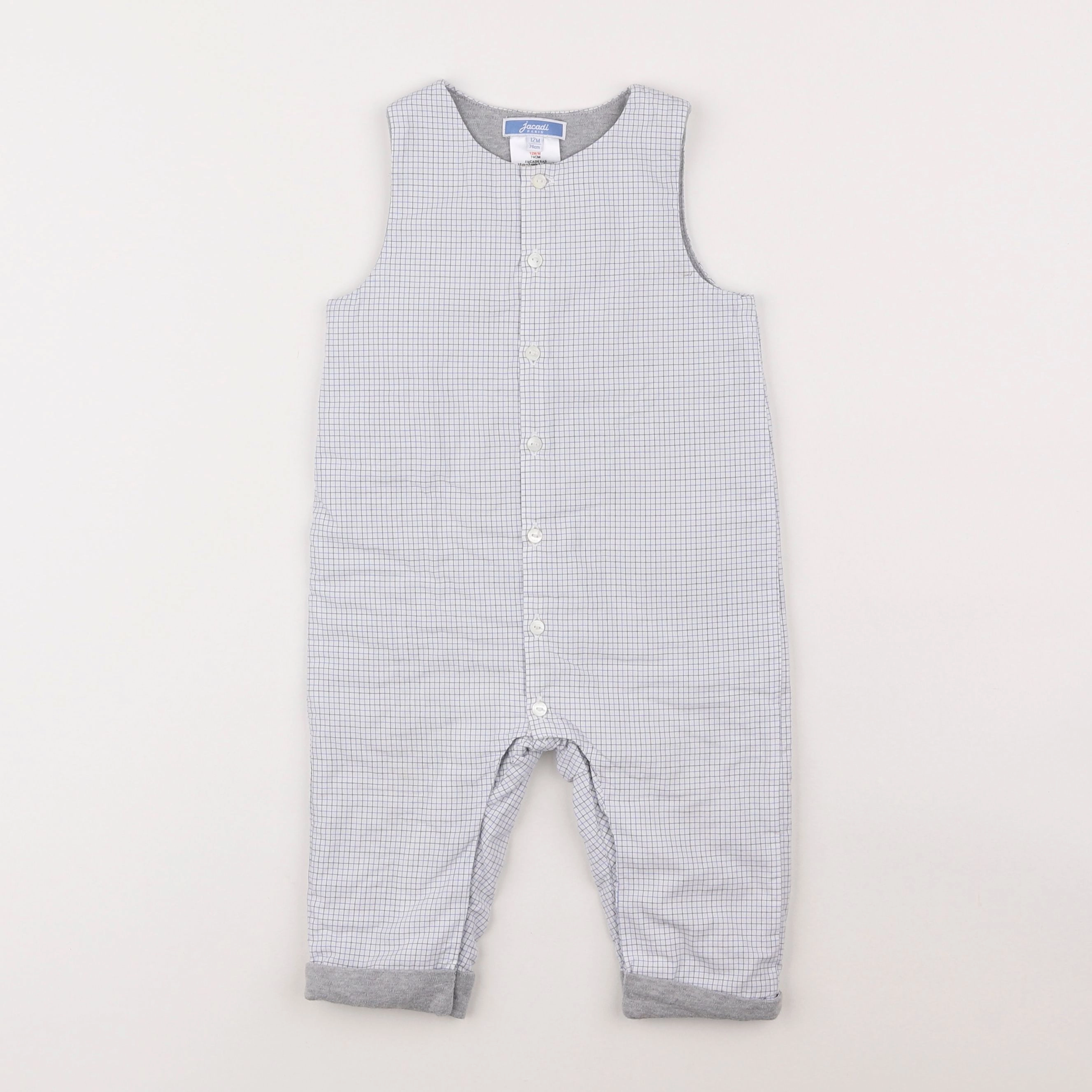 Jacadi - combinaison gris - 12 mois