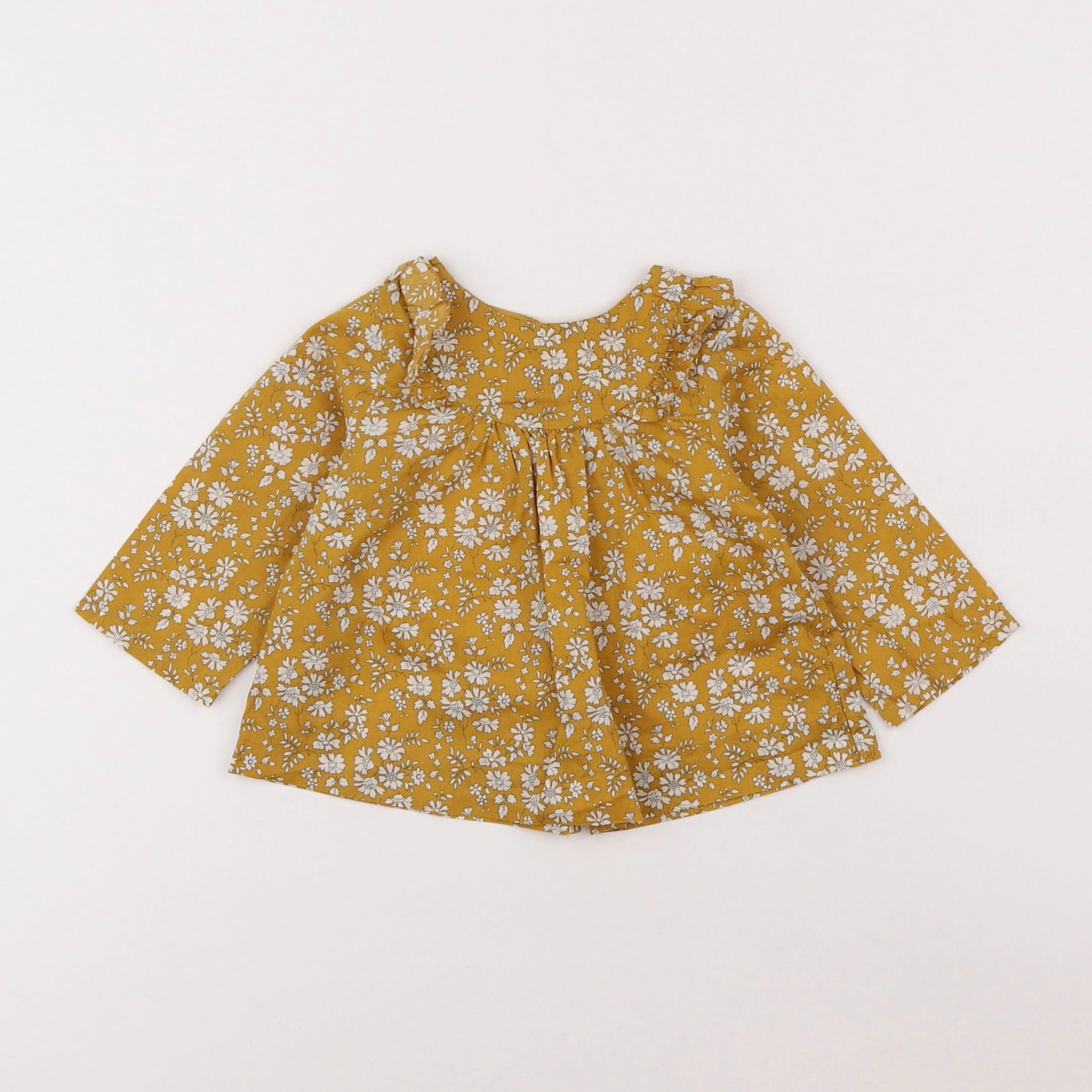 Jacadi - blouse liberty jaune - 6 mois