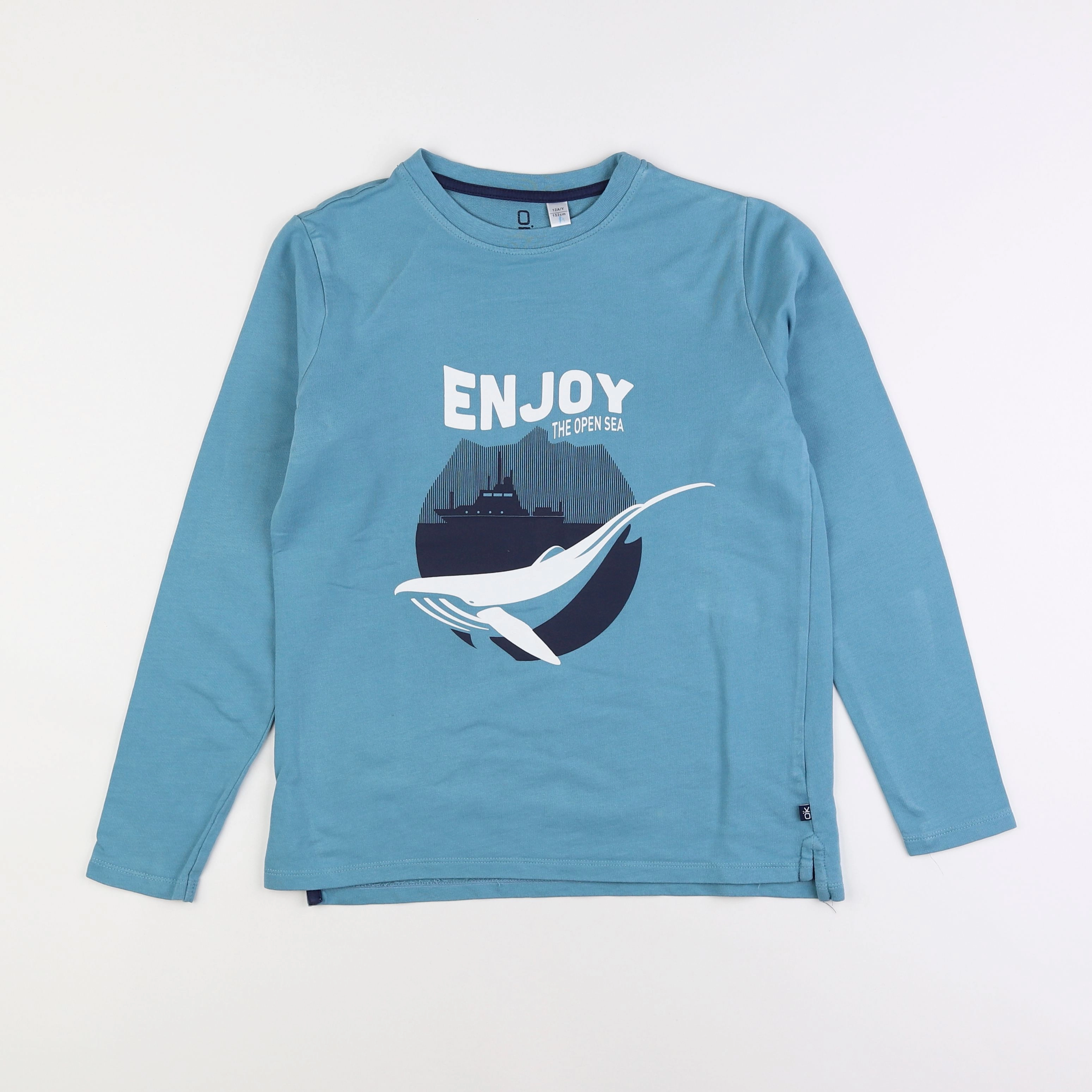 Okaidi - tee-shirt bleu - 12 ans