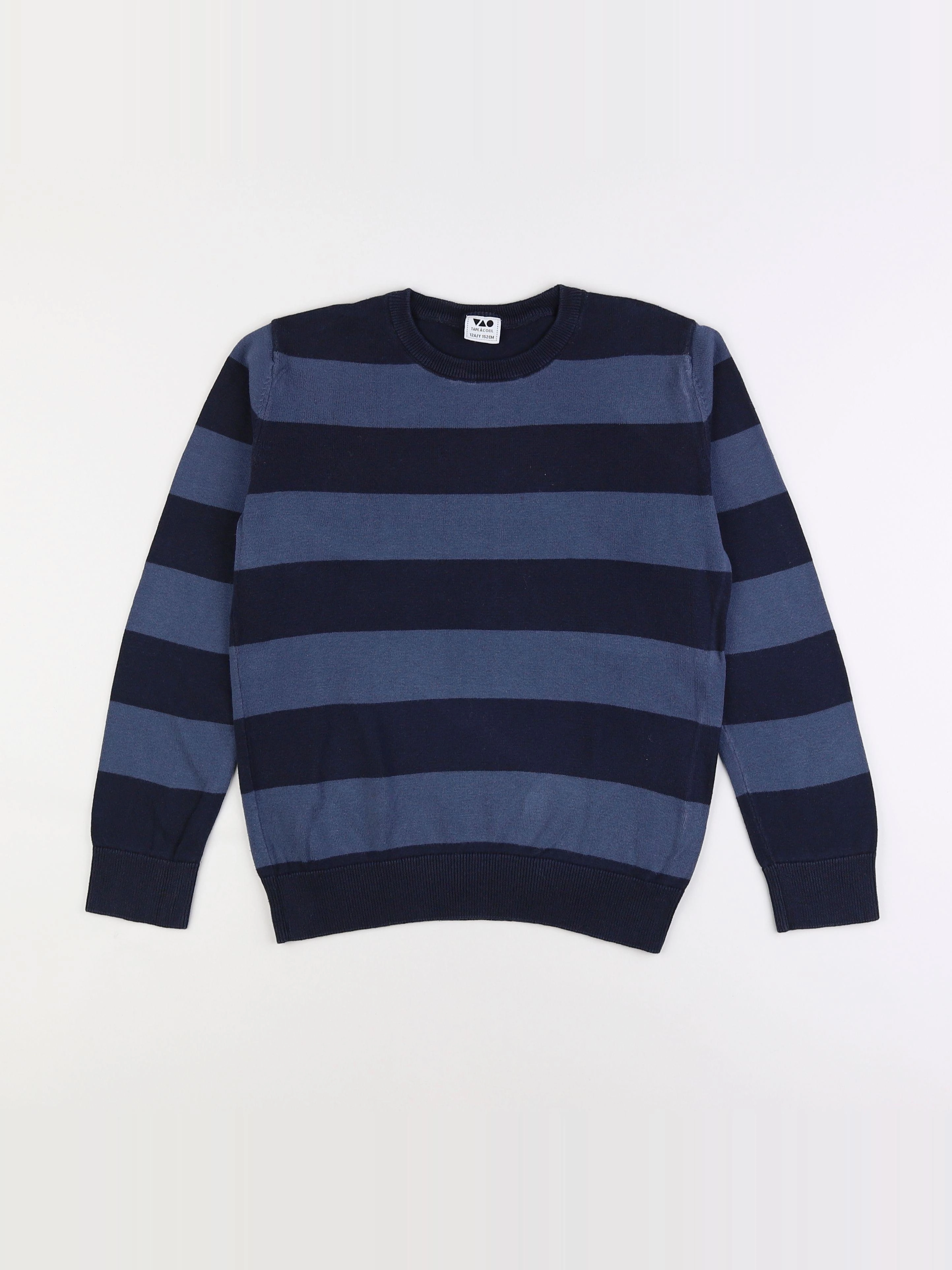 Tape à l'oeil - pull bleu - 12 ans