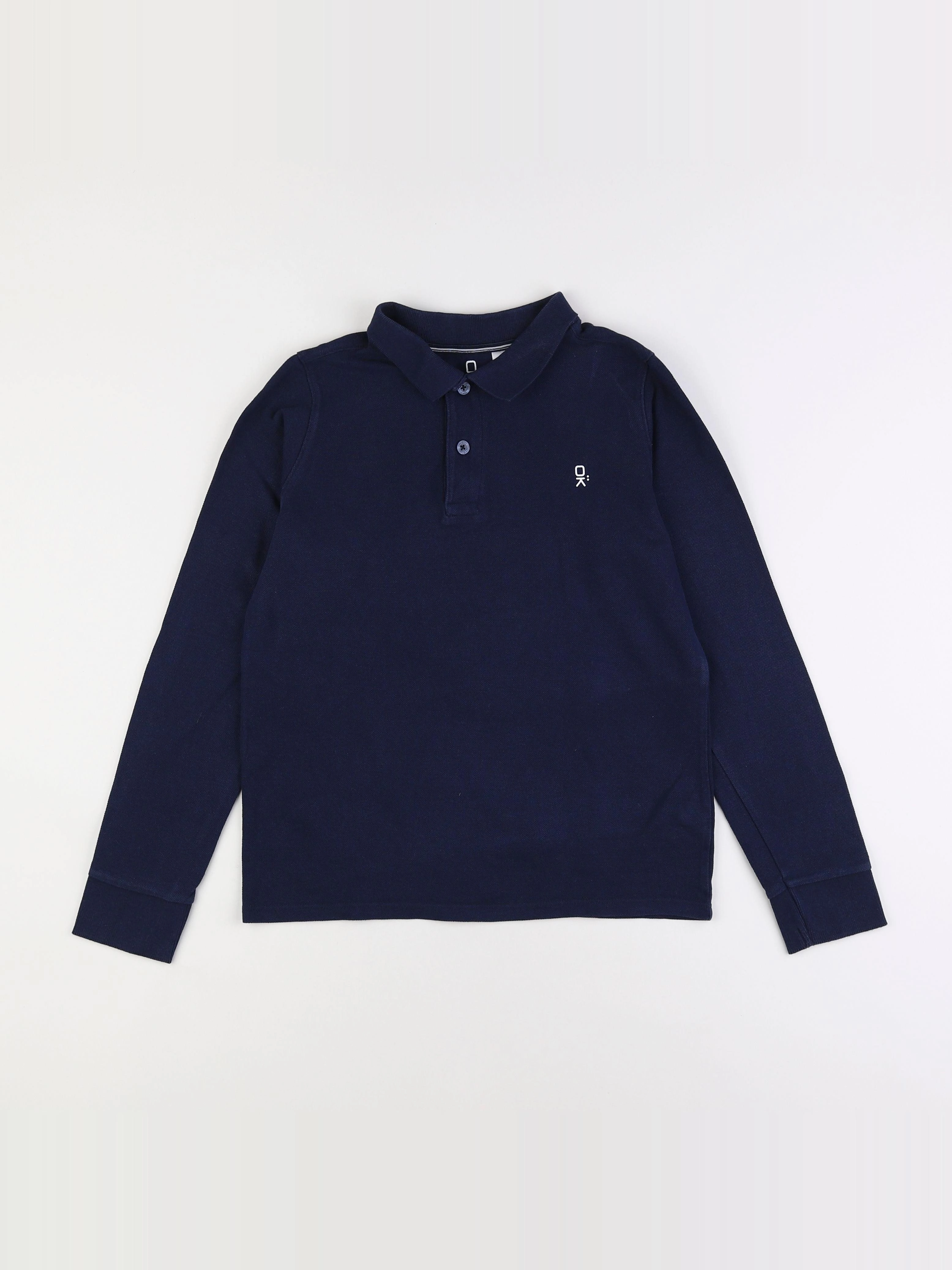 Okaidi - polo bleu - 12 ans