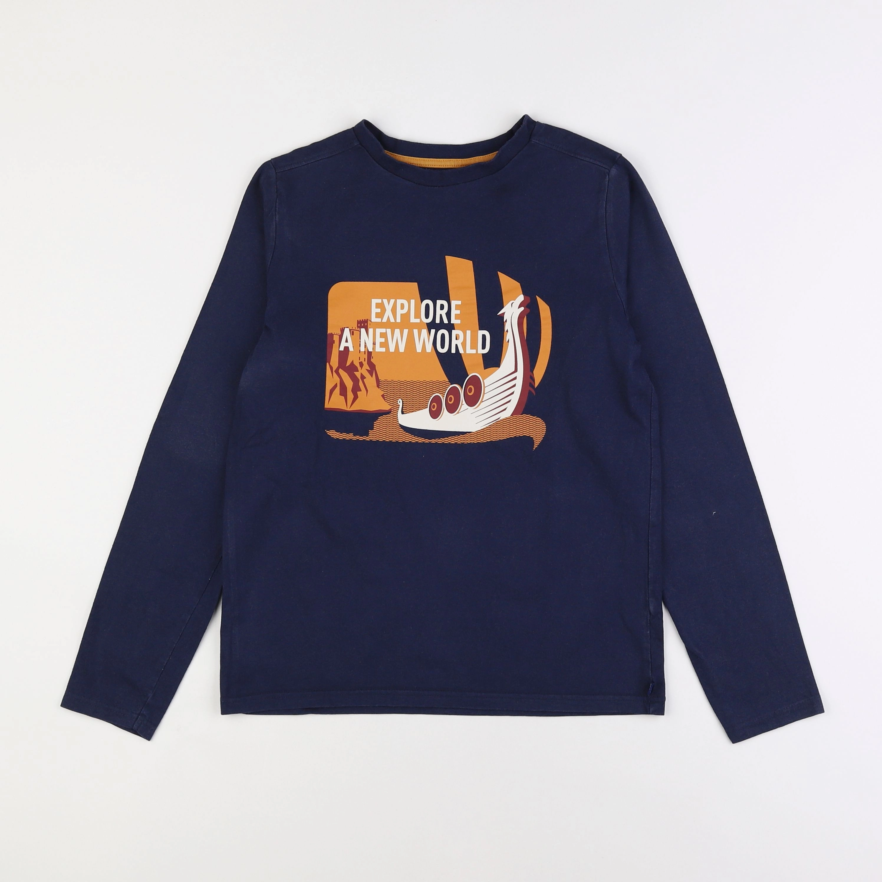 Okaidi - tee-shirt bleu - 12 ans