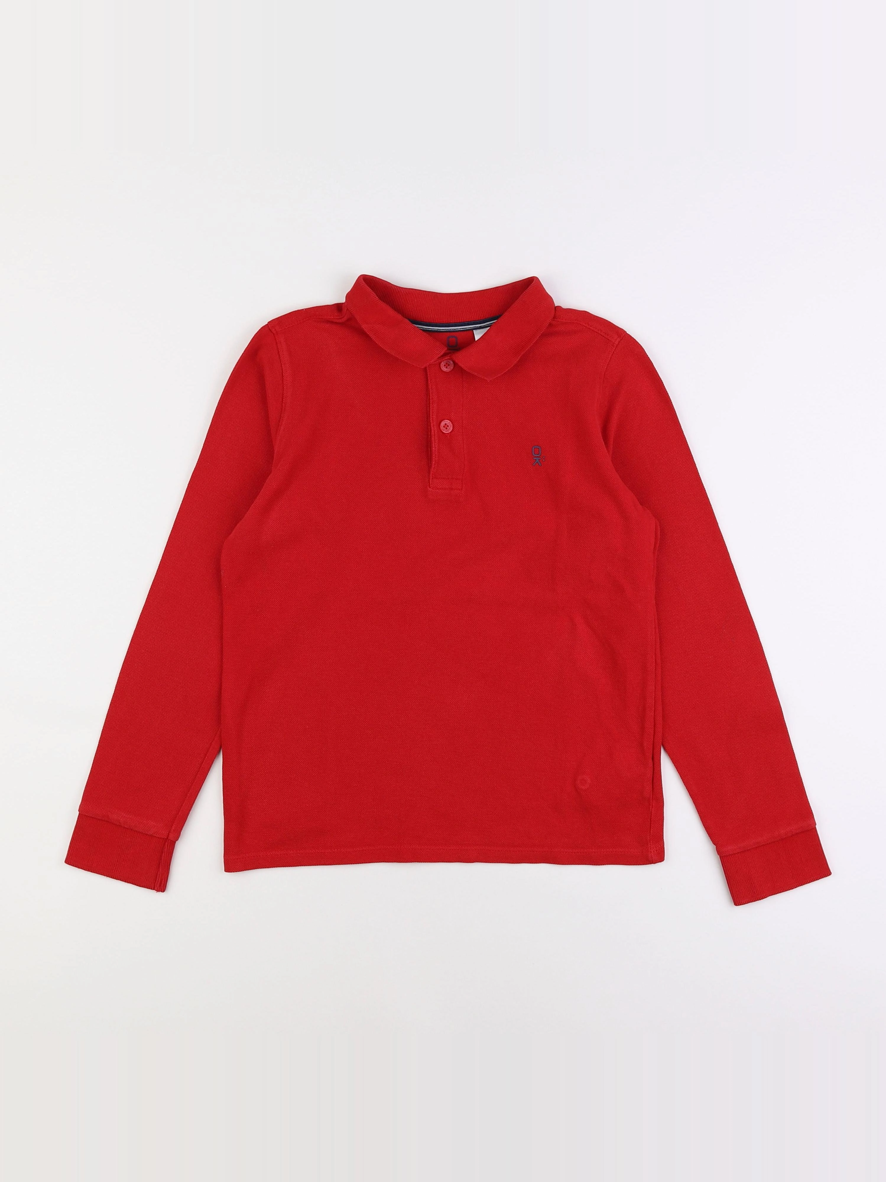 Okaidi - polo rouge - 12 ans