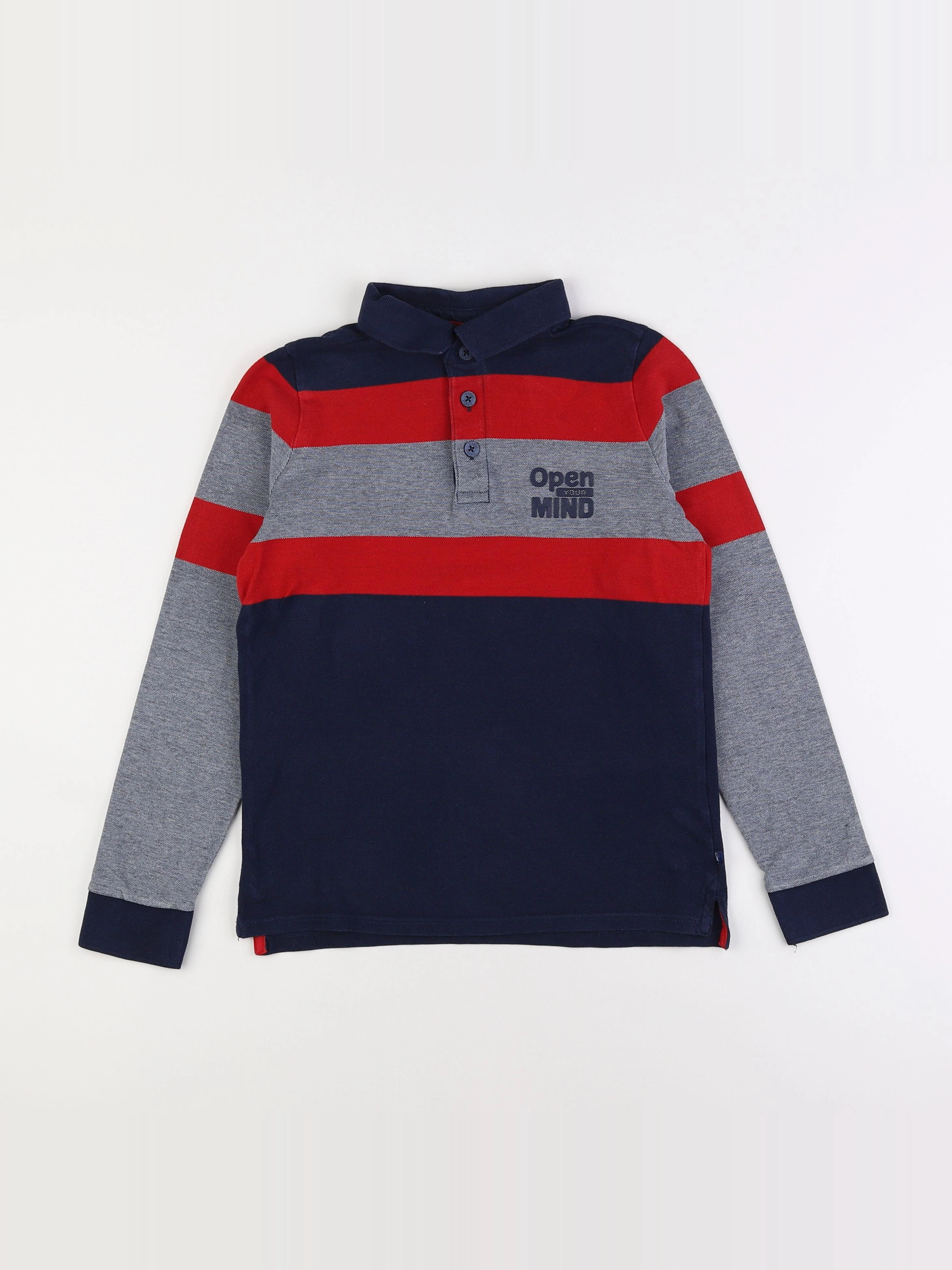 Okaidi - polo bleu - 12 ans