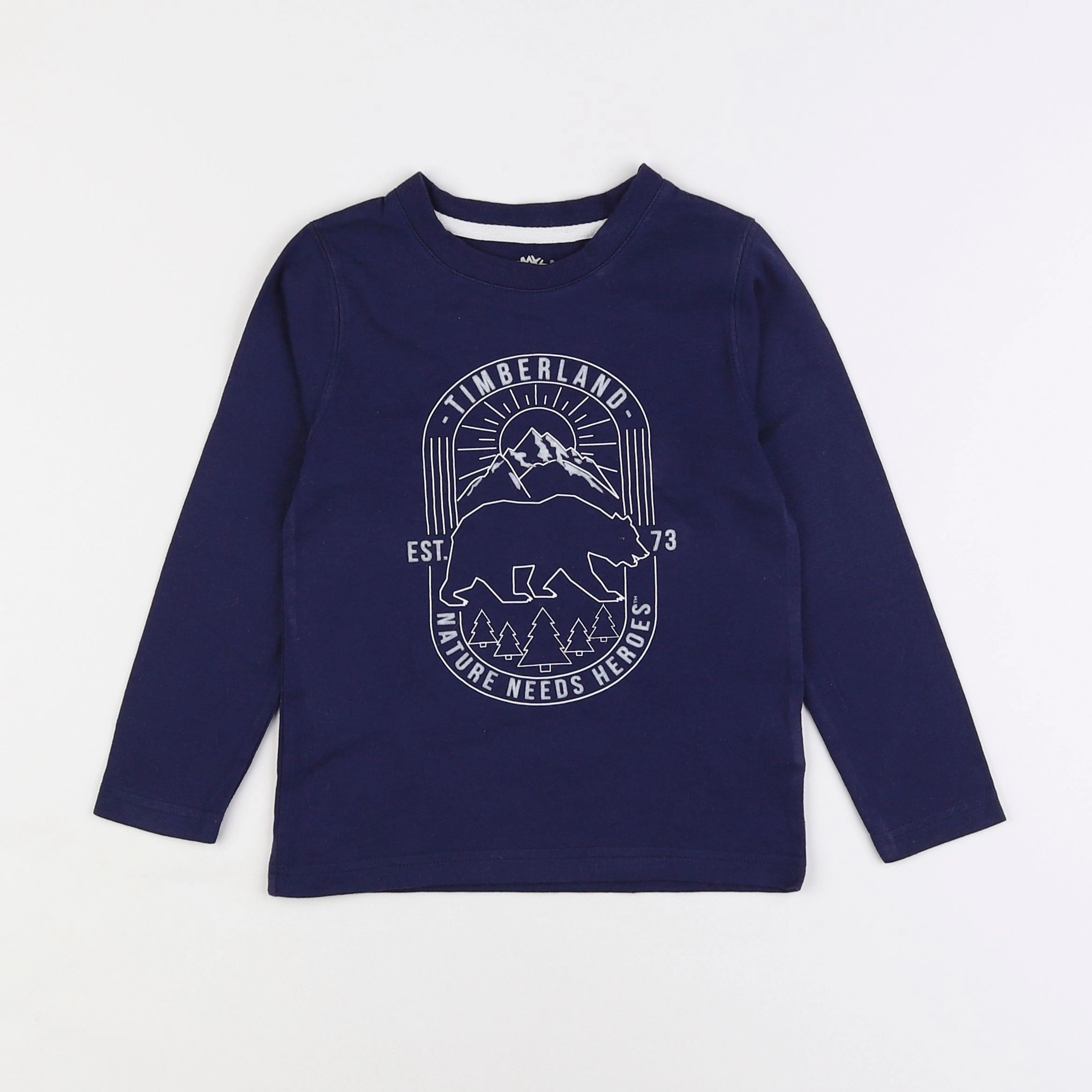 Timberland - tee-shirt bleu - 5 ans