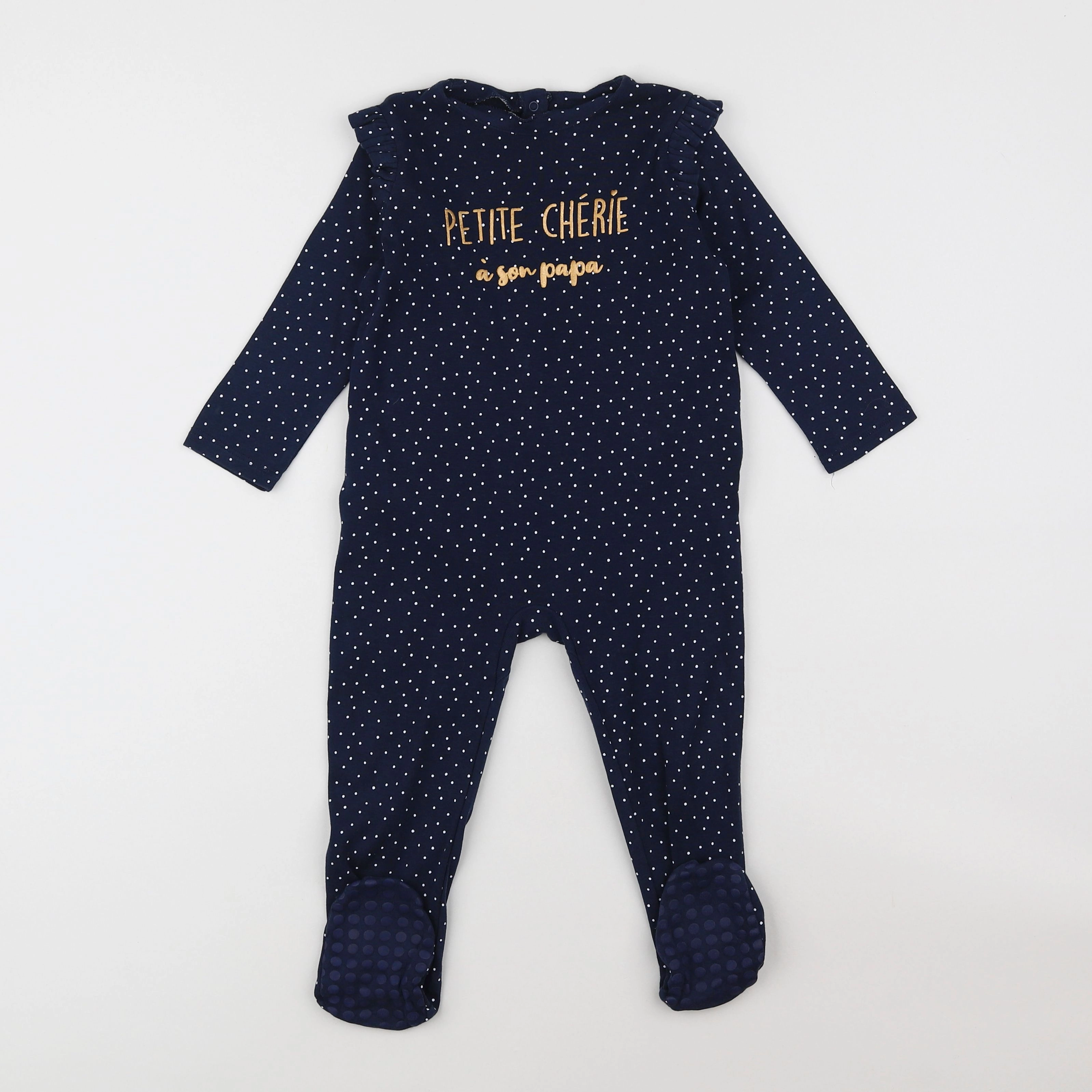 Vertbaudet - pyjama coton bleu - 2 ans