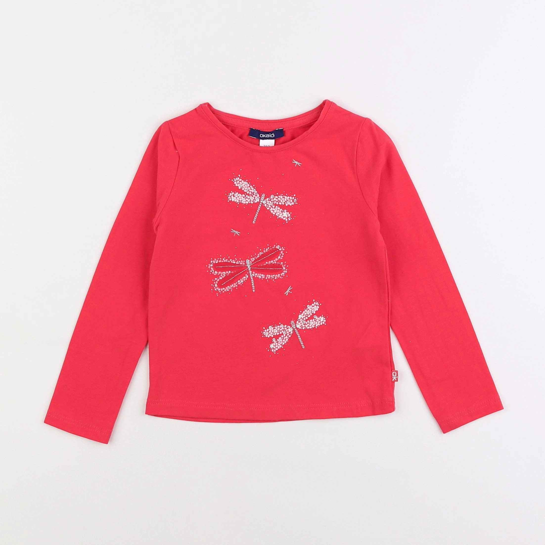 Okaidi - tee-shirt rose - 3 ans