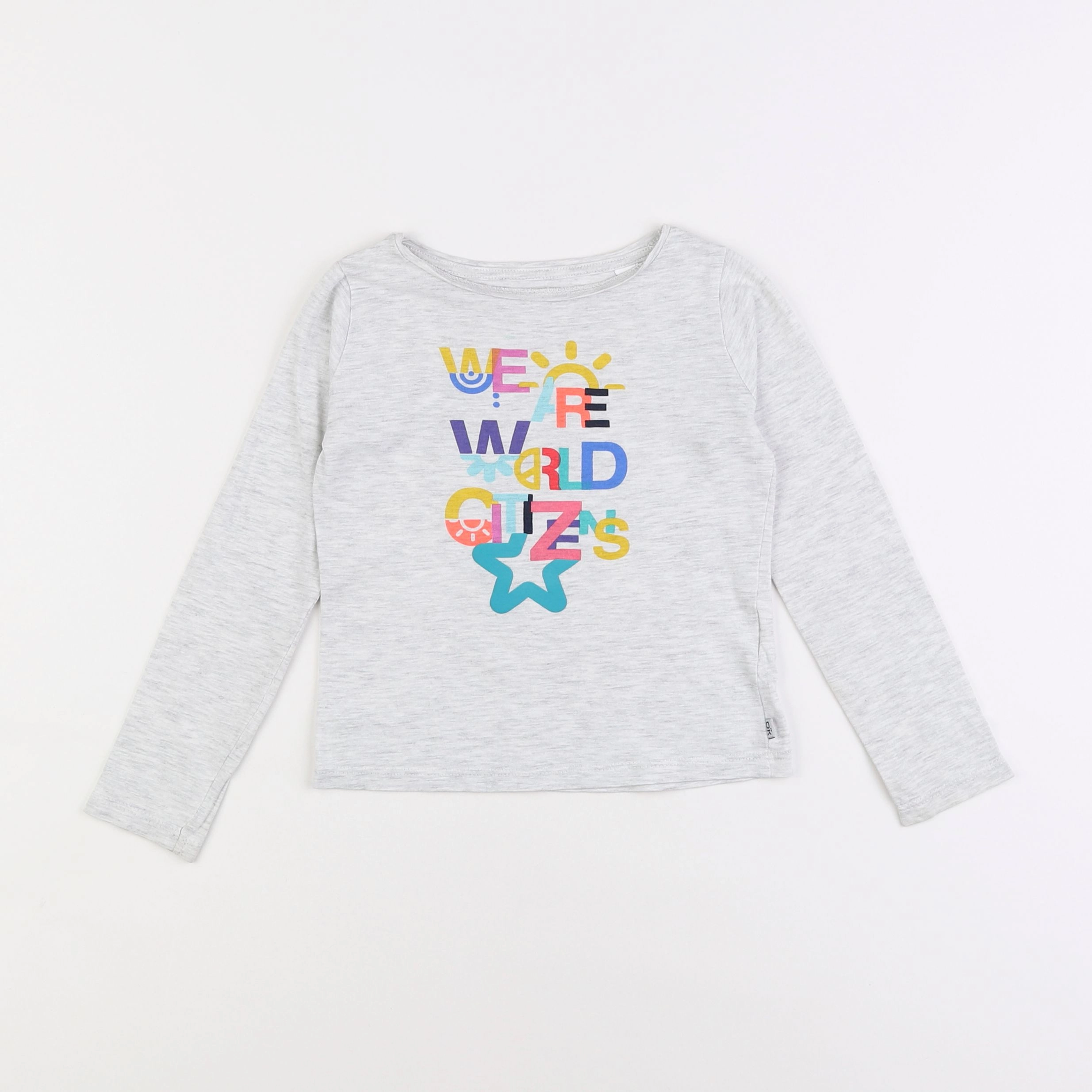 Okaidi - tee-shirt gris - 4 ans