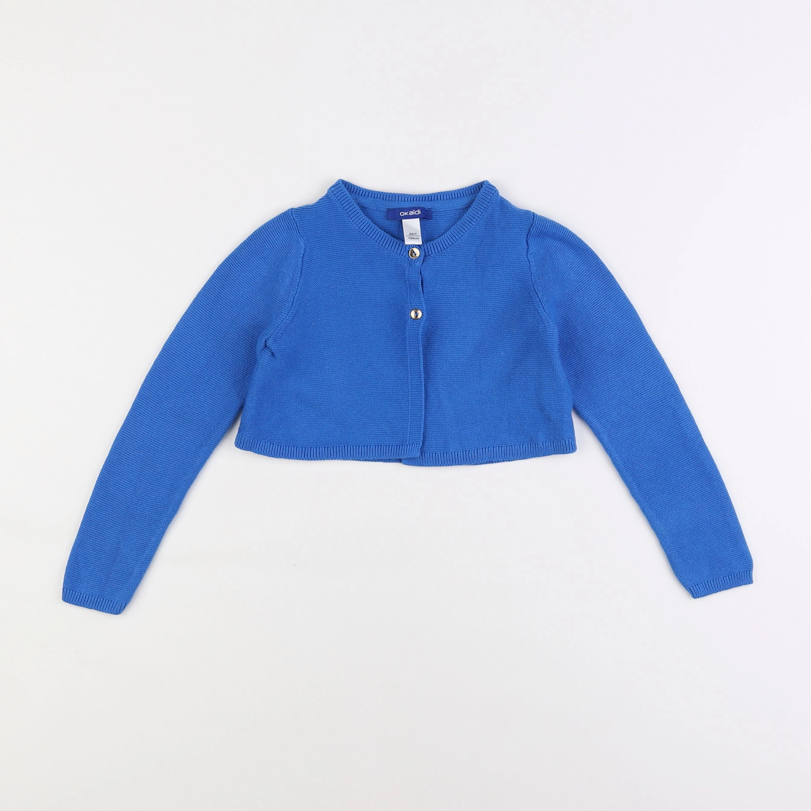 Okaidi - gilet bleu - 4 ans