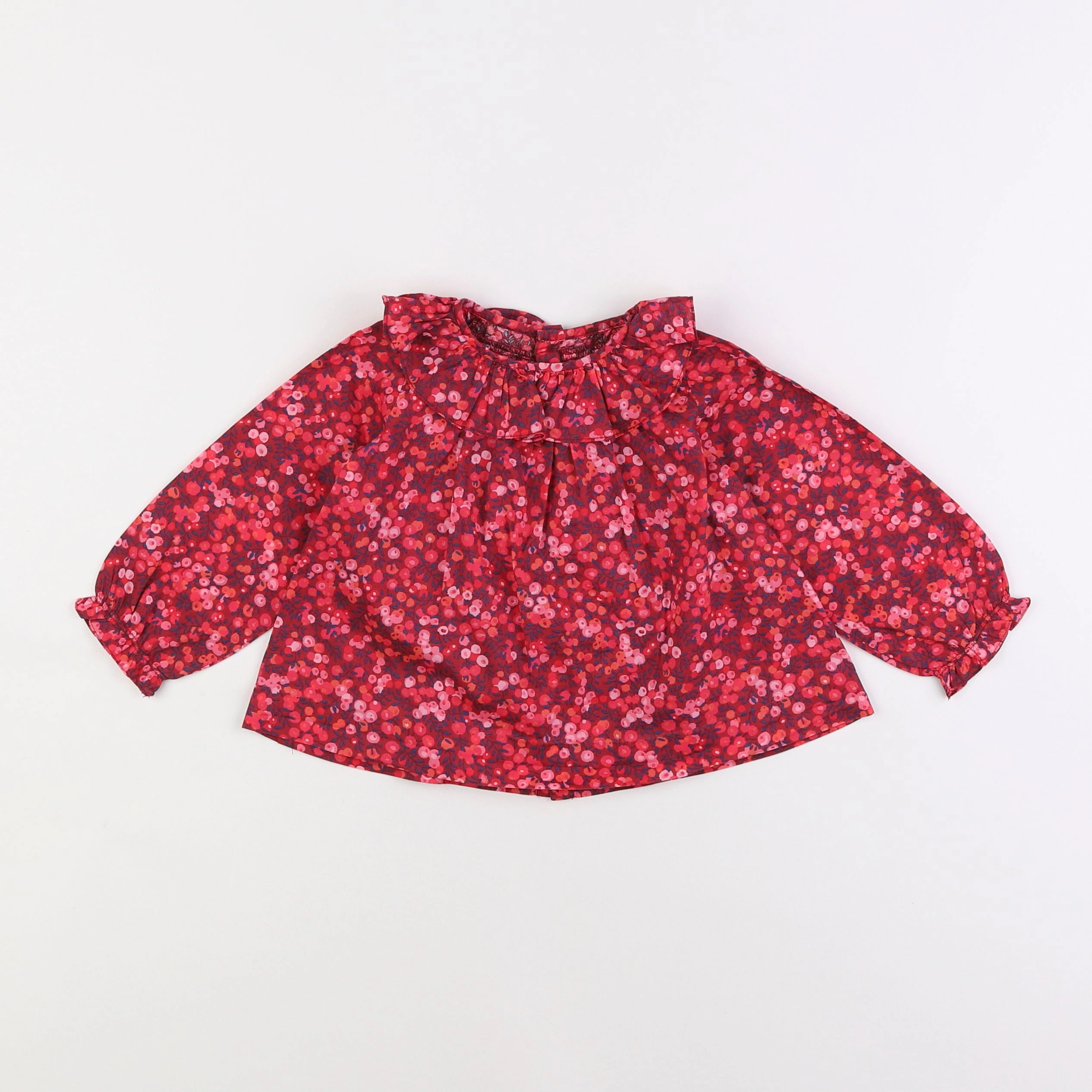 Jacadi - blouse liberty rose - 18 mois