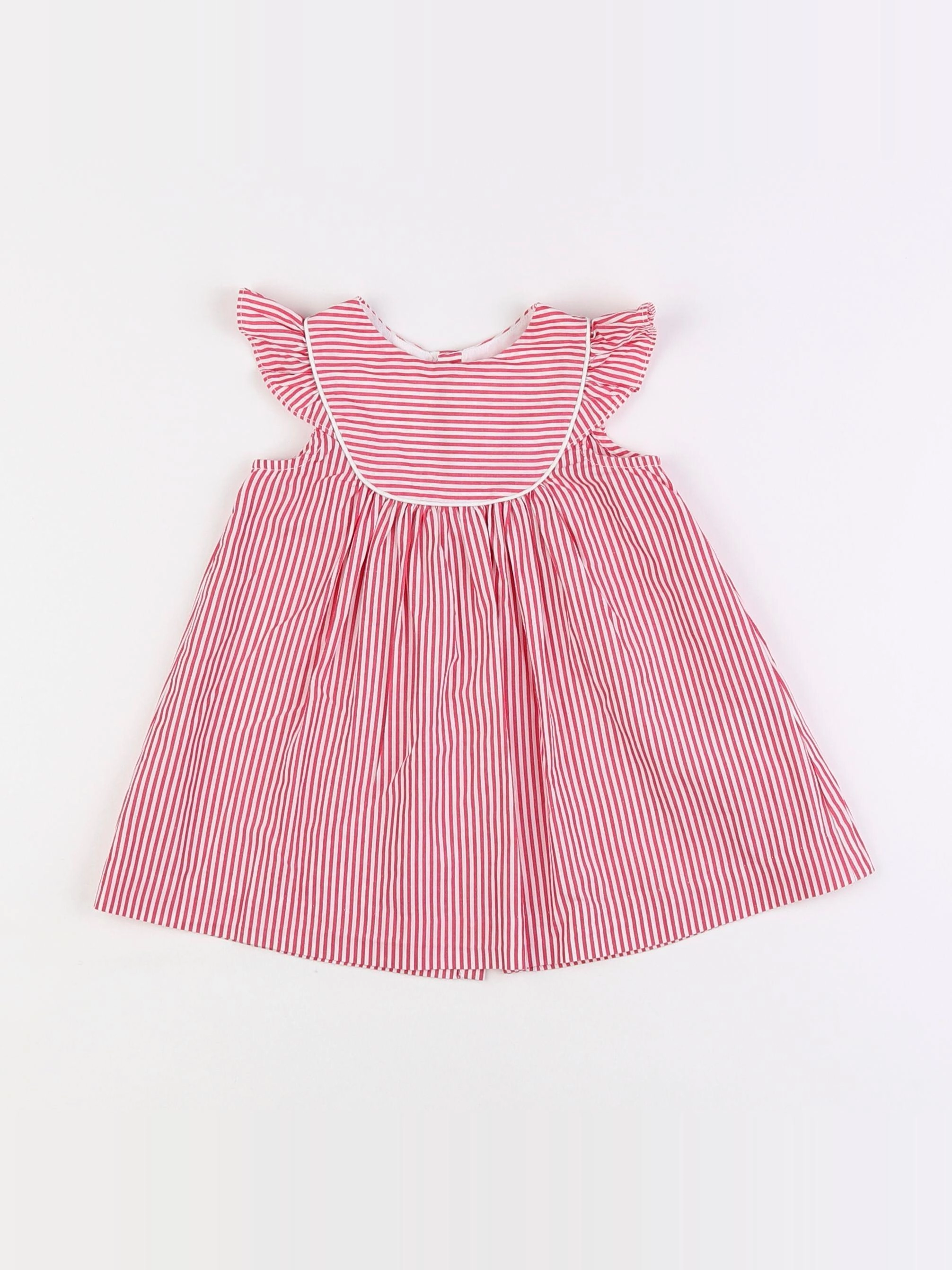 Jacadi - robe rouge - 6 mois