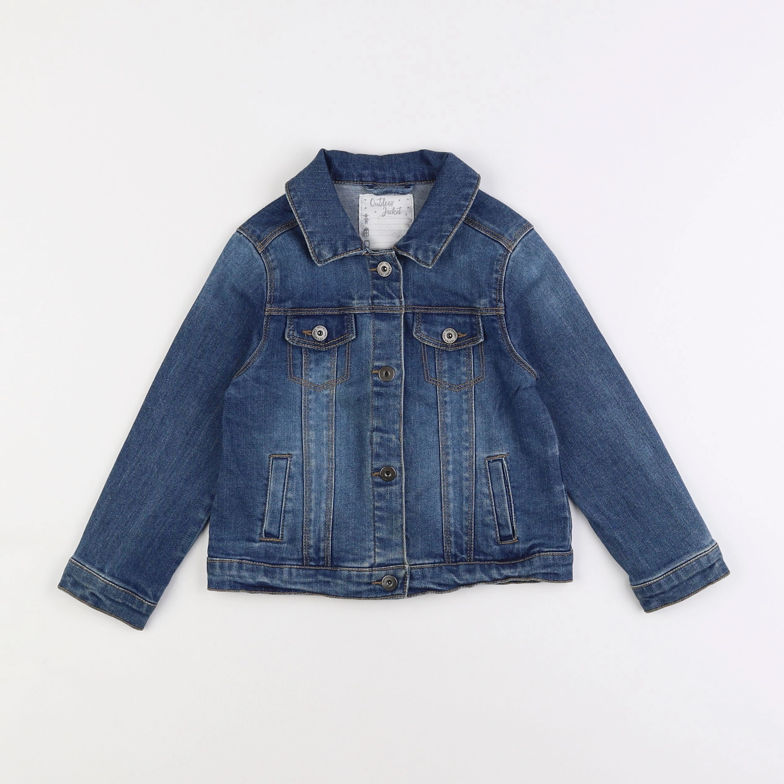 Vertbaudet - veste bleu - 4 ans