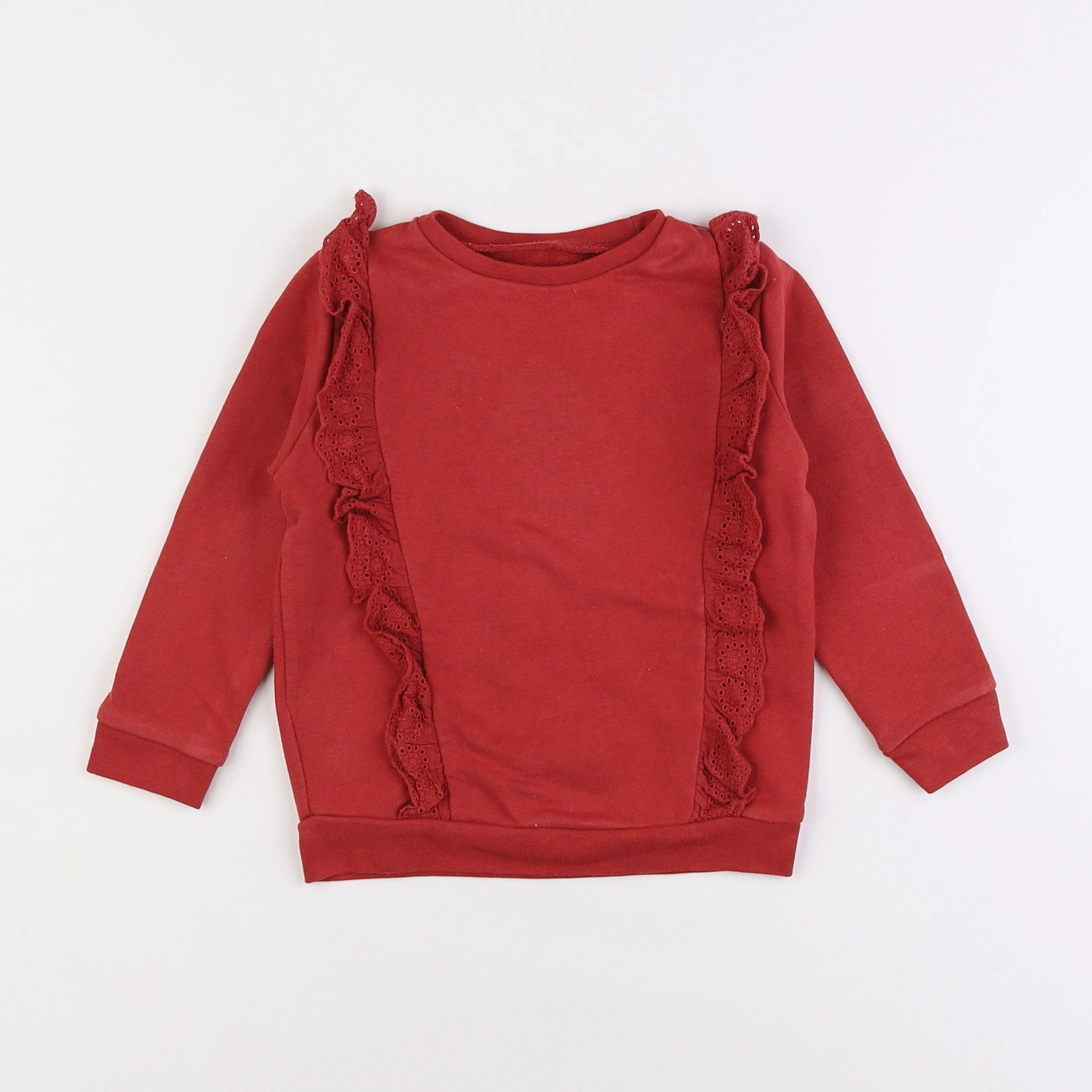 Vertbaudet - sweat rose - 4 ans