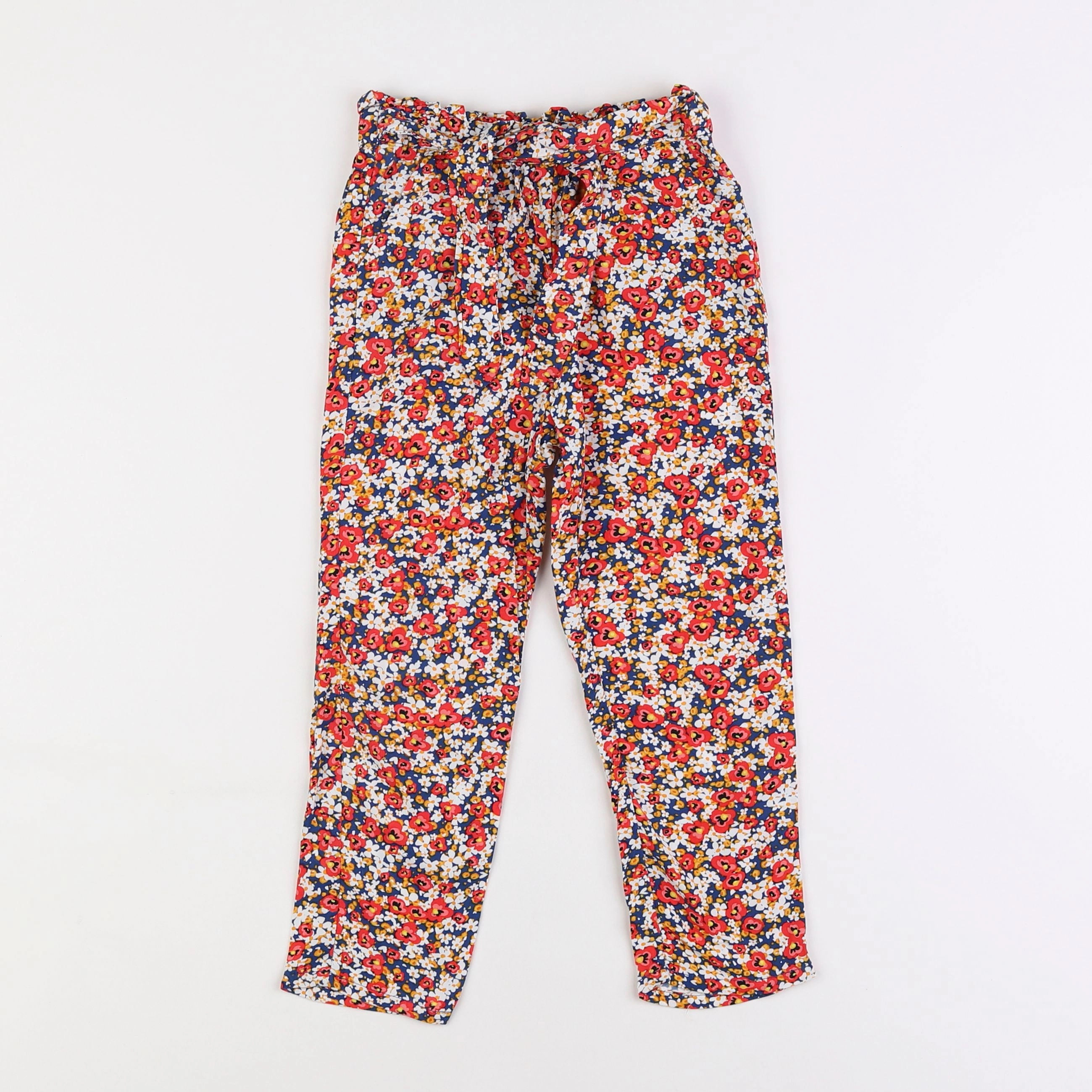 Vertbaudet - pantalon rouge - 4 ans