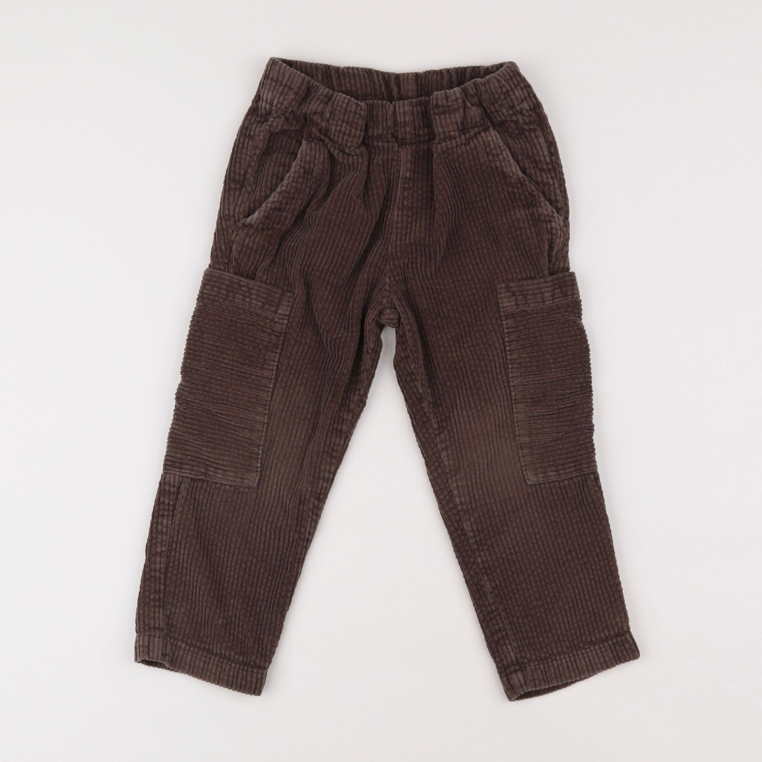 H&M - pantalon marron - 2/3 ans