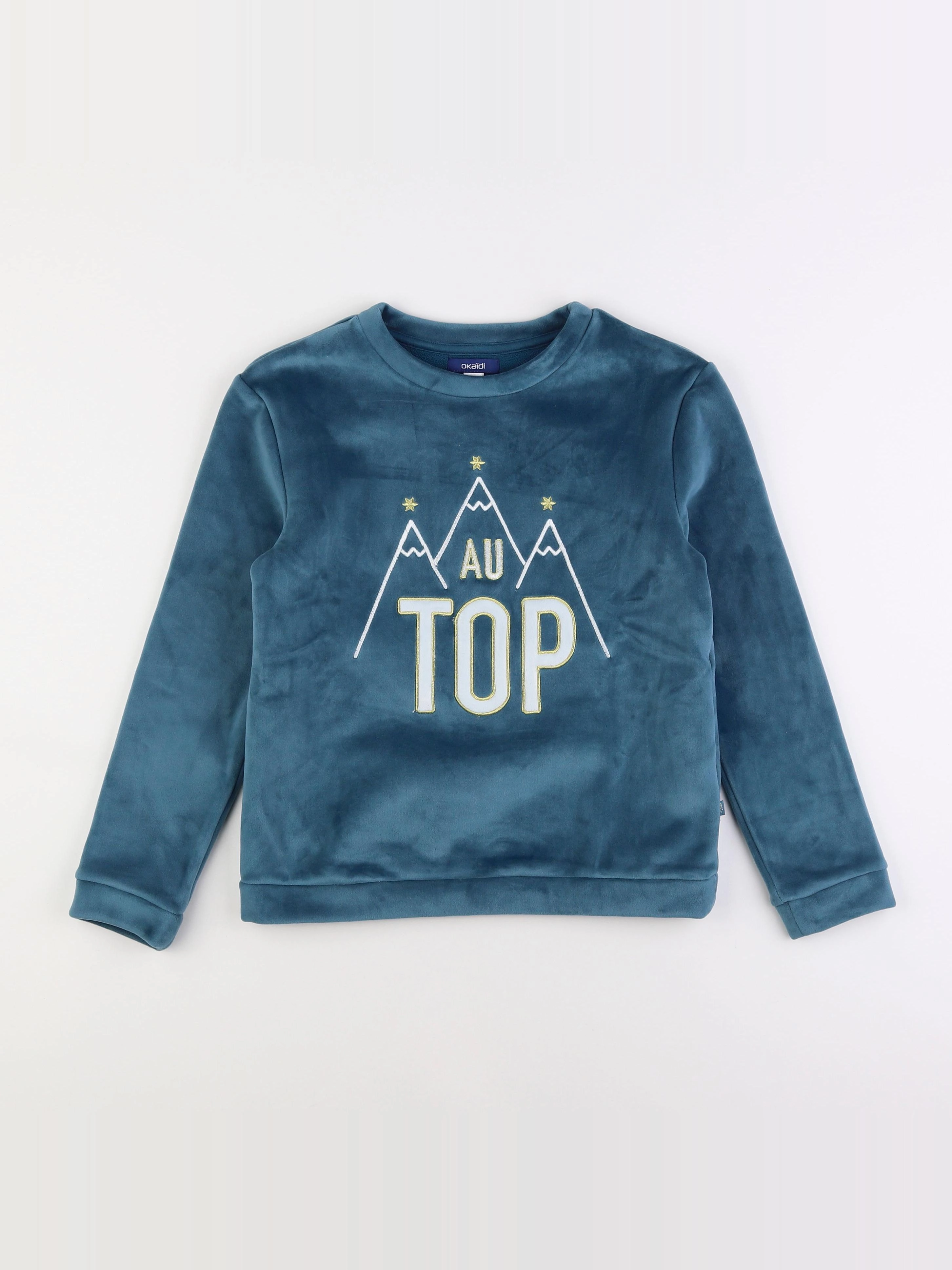 Okaidi - sweat bleu - 10 ans