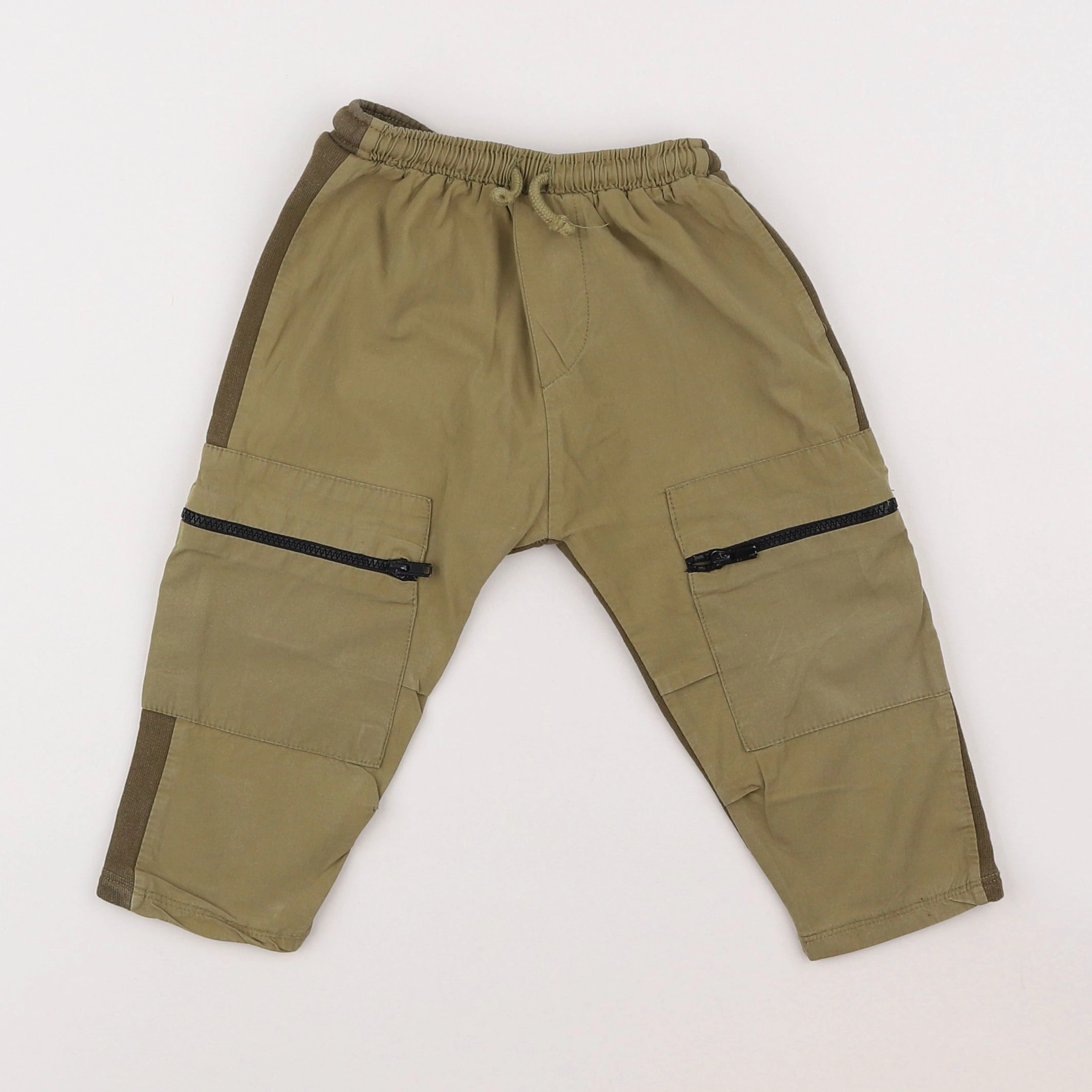 Zara - pantalon vert - 12/18 mois