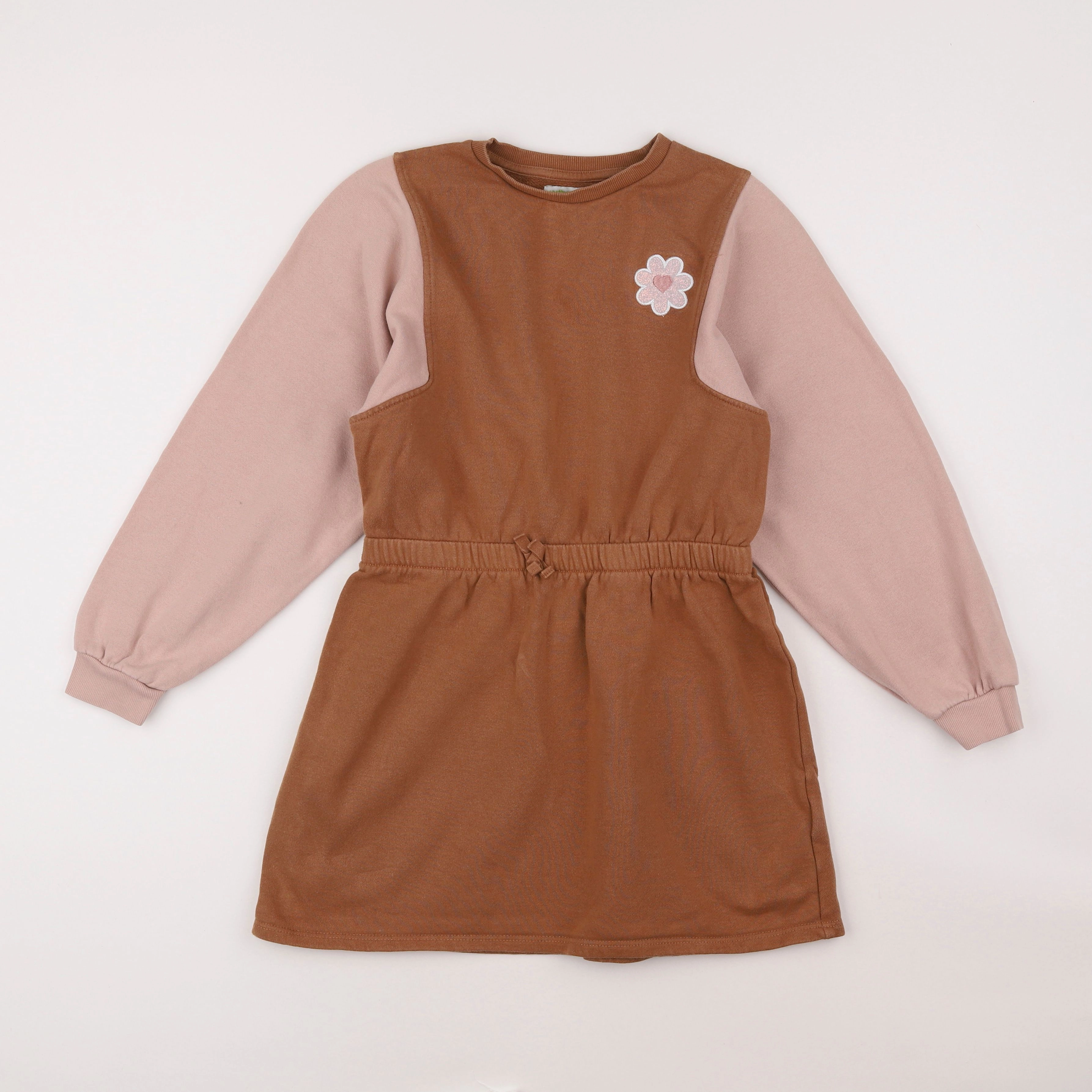 Vertbaudet - robe marron - 10 ans