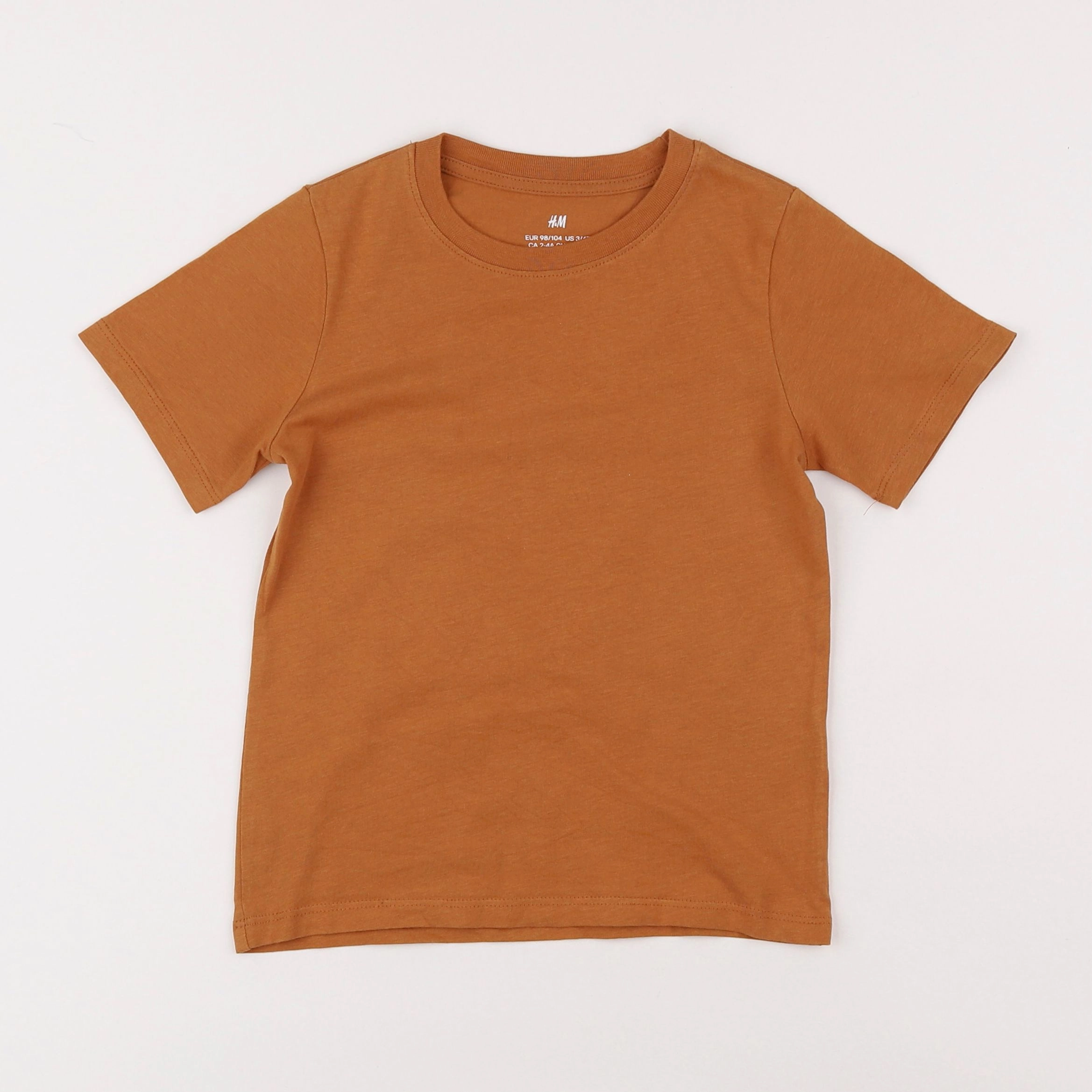 H&M - tee-shirt marron - 2/4 ans