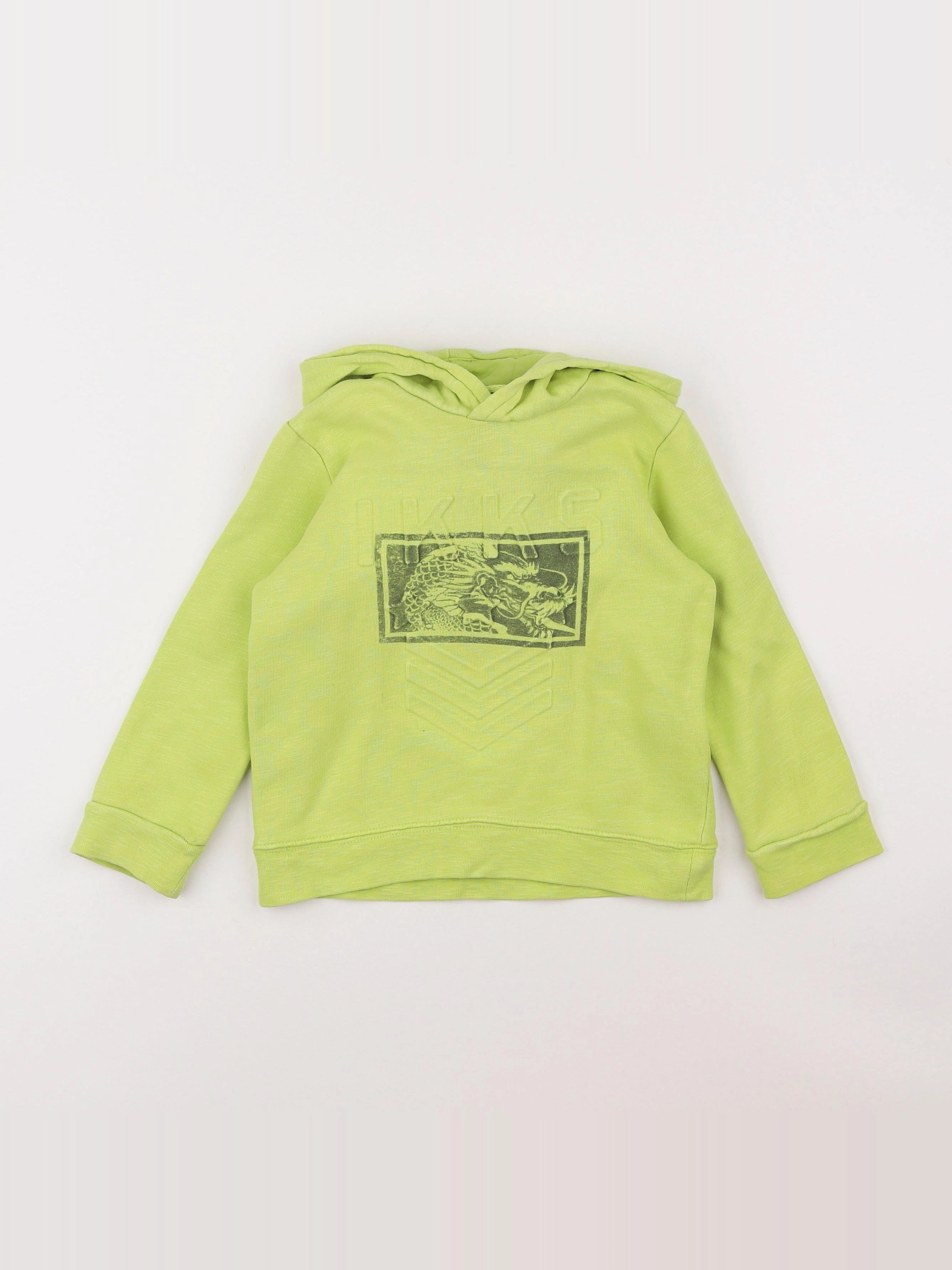 IKKS - sweat vert - 3 ans