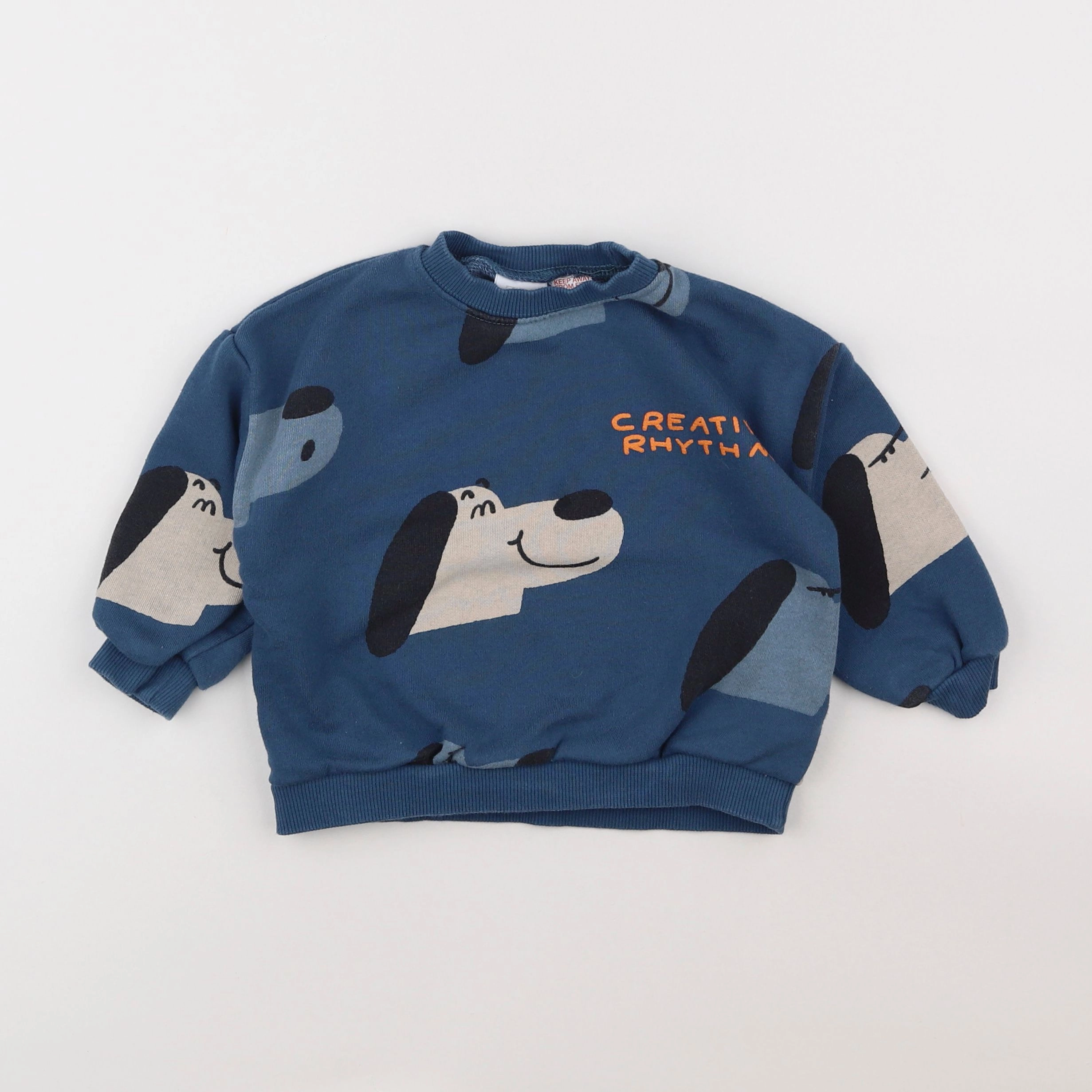 Zara - sweat bleu - 2 ans