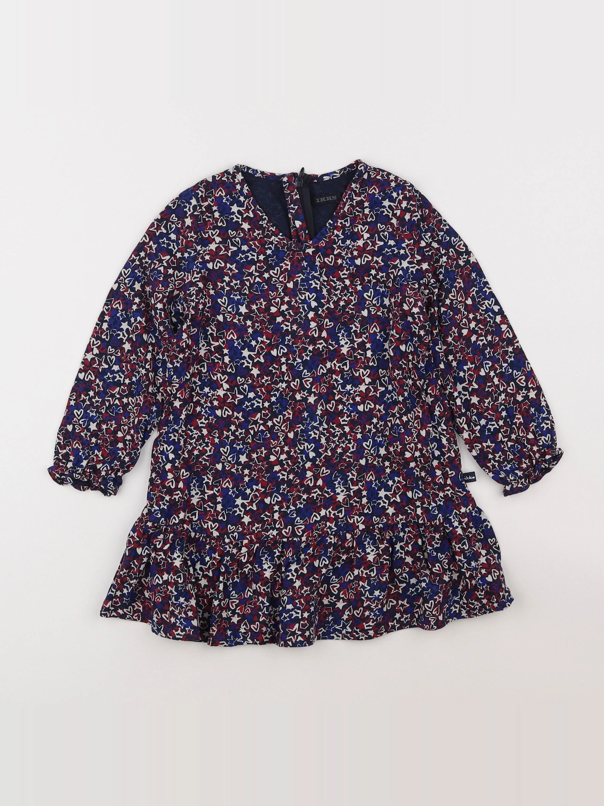 IKKS - robe bleu - 2 ans