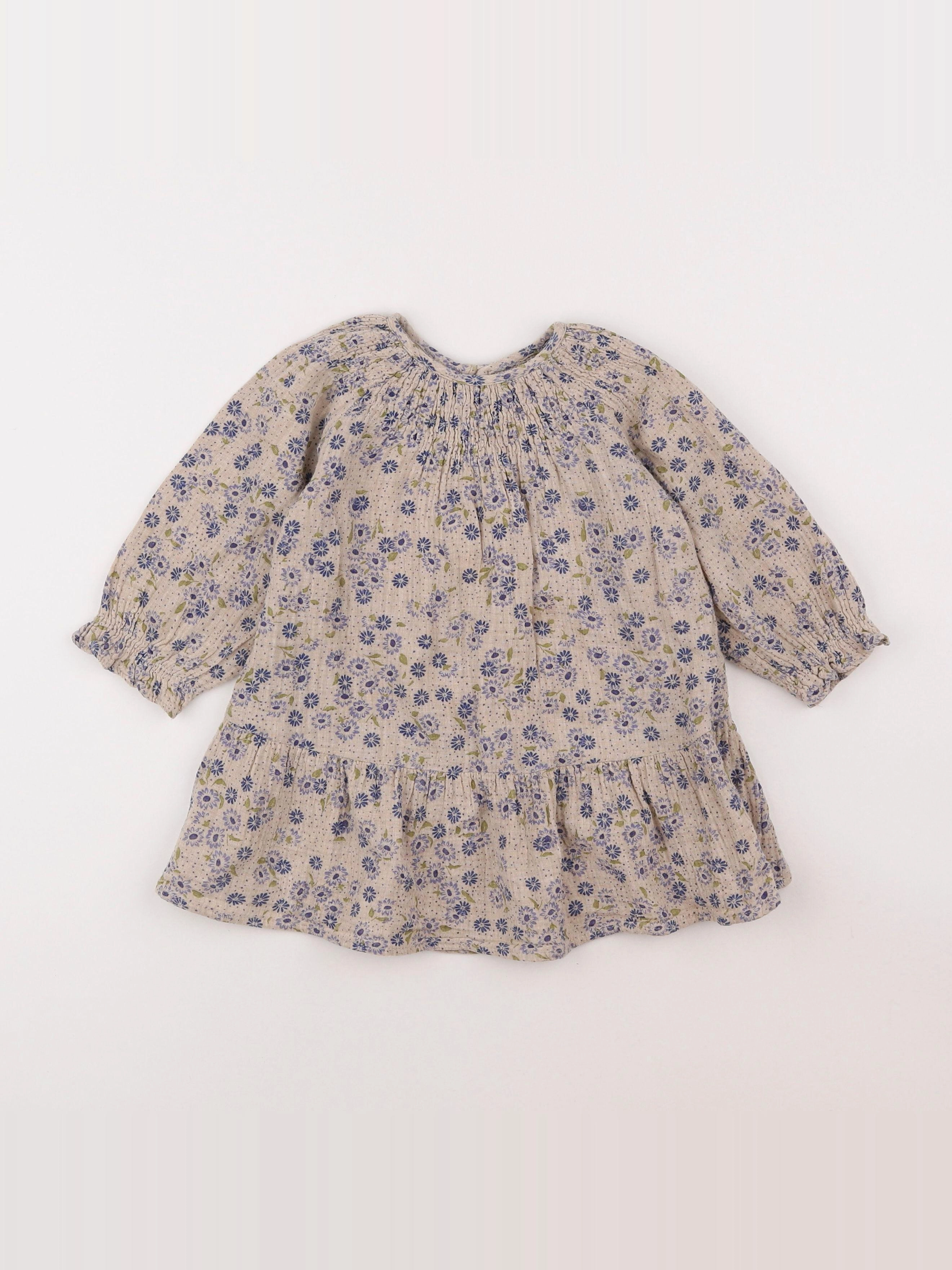 Zara - robe beige - 18 mois à 2 ans