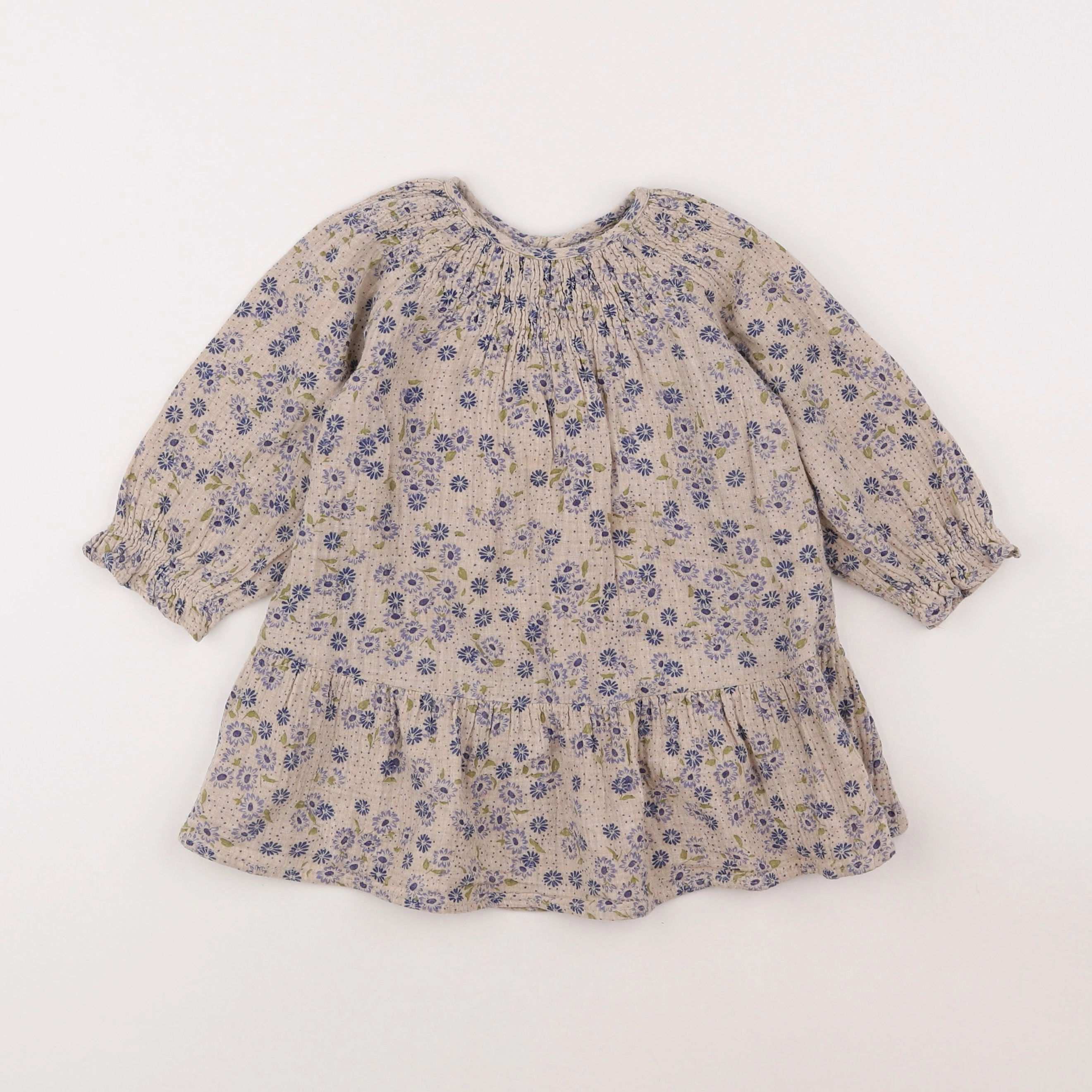 Zara - robe beige - 18 mois à 2 ans
