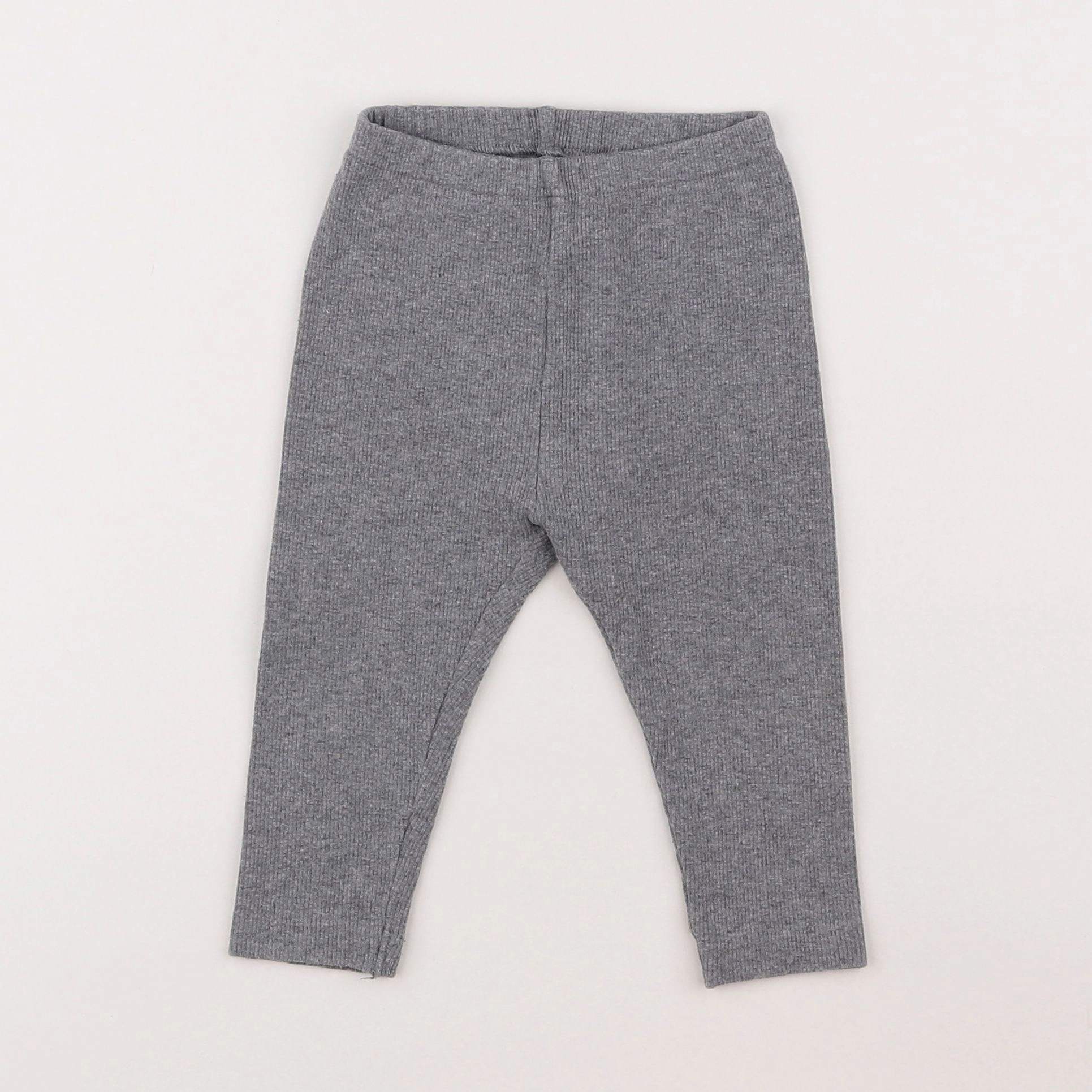 Uniqlo - legging gris - 12/18 mois