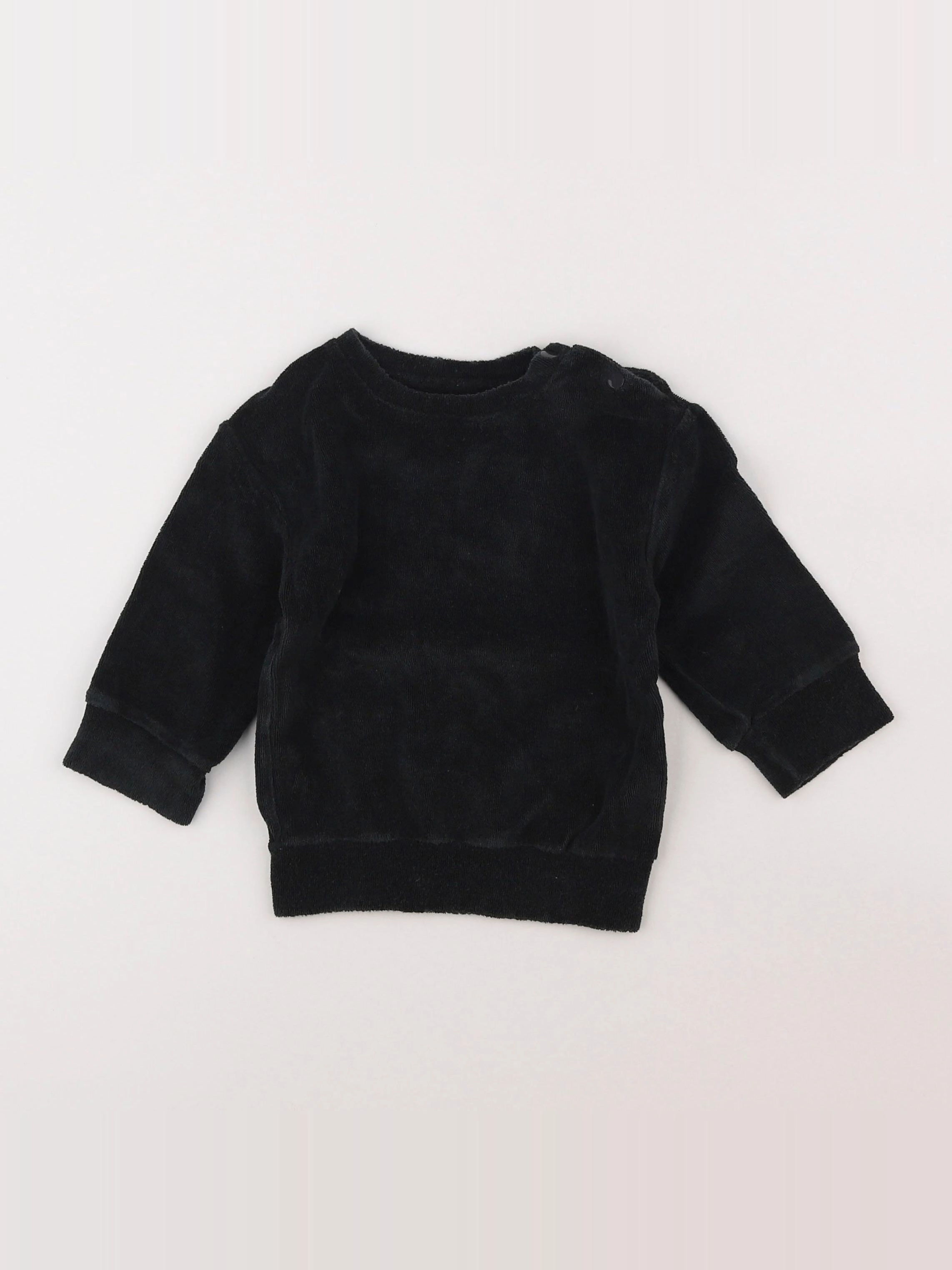 Poudre Organic - sweat noir - 18 mois