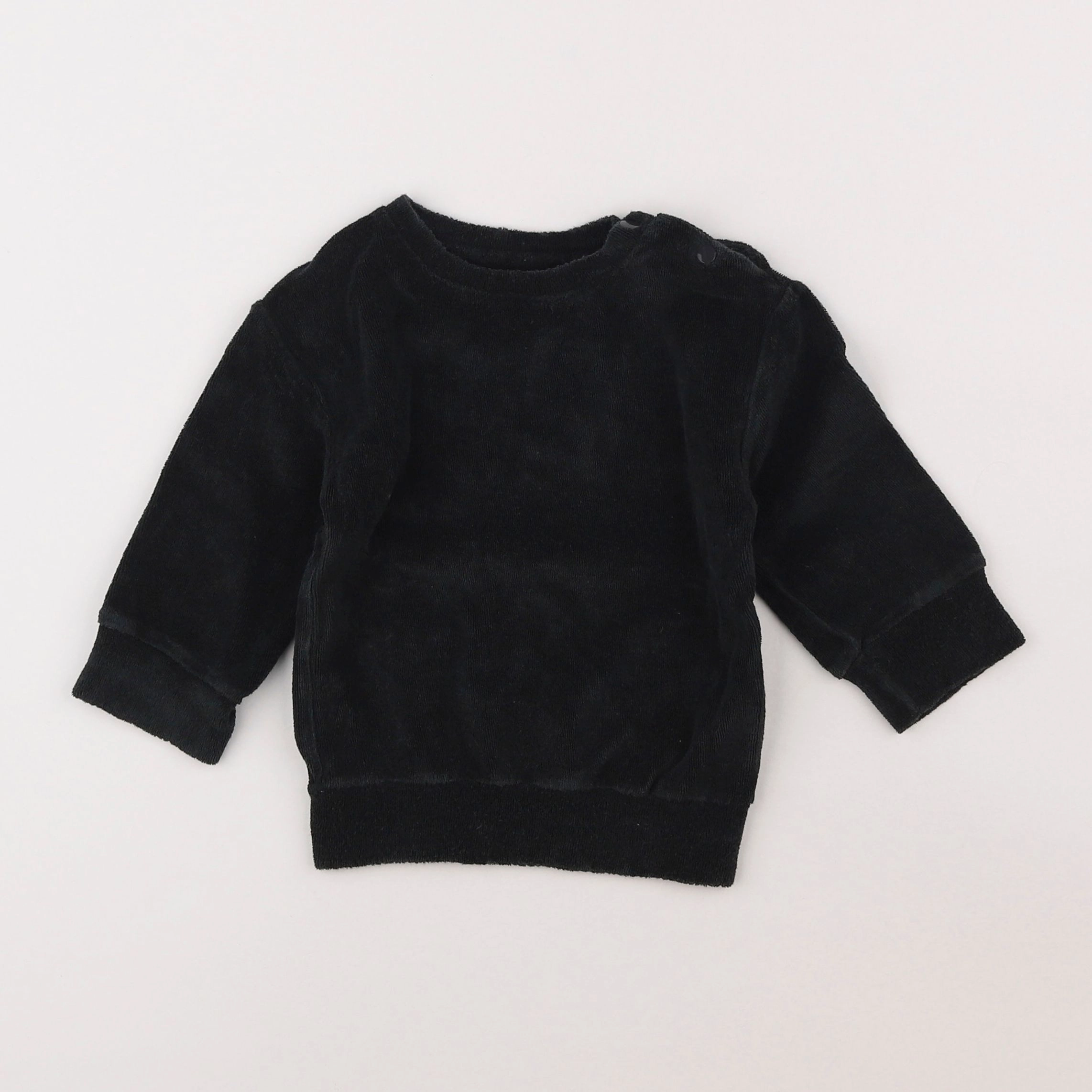 Poudre Organic - sweat noir - 18 mois