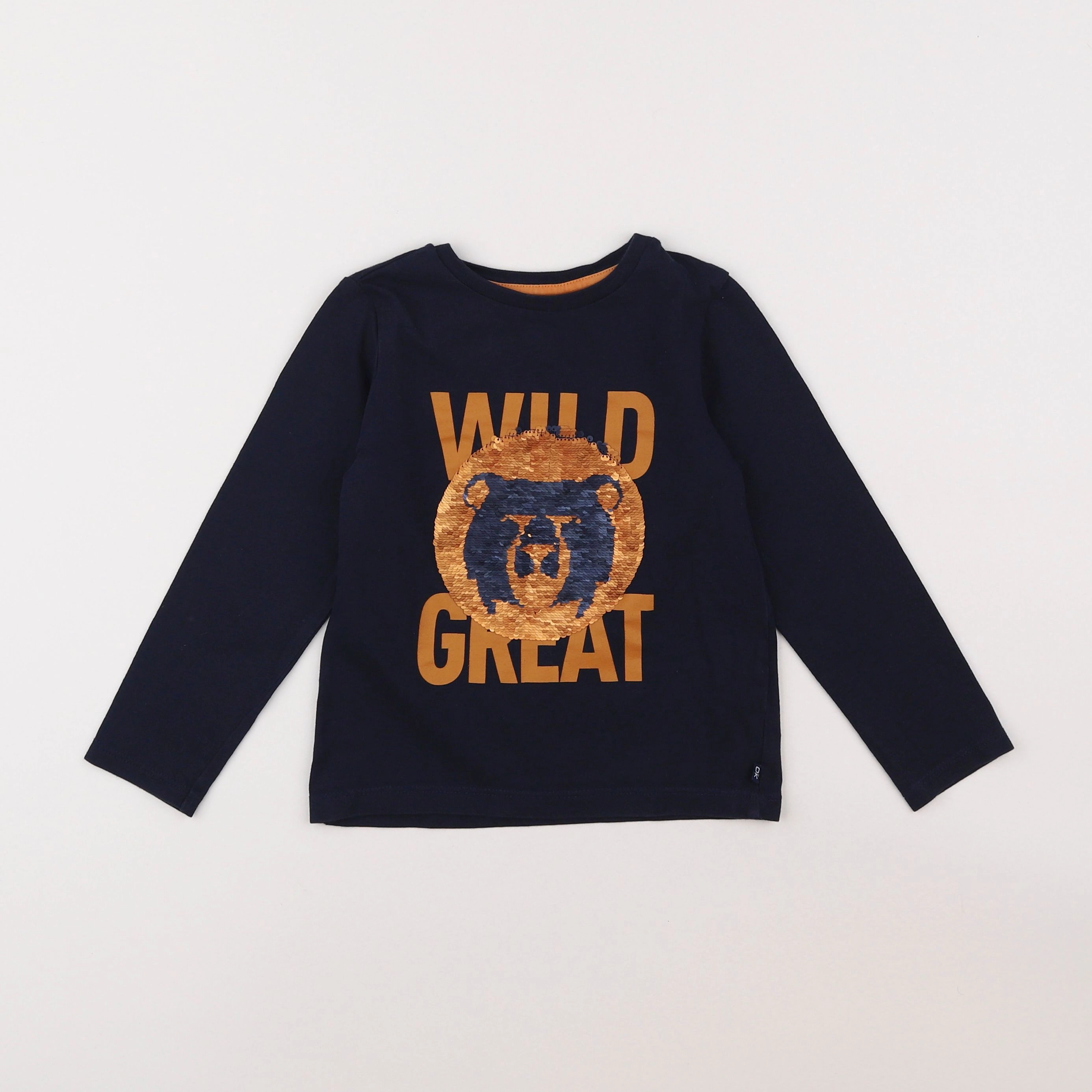 Okaidi - tee-shirt bleu - 3 ans