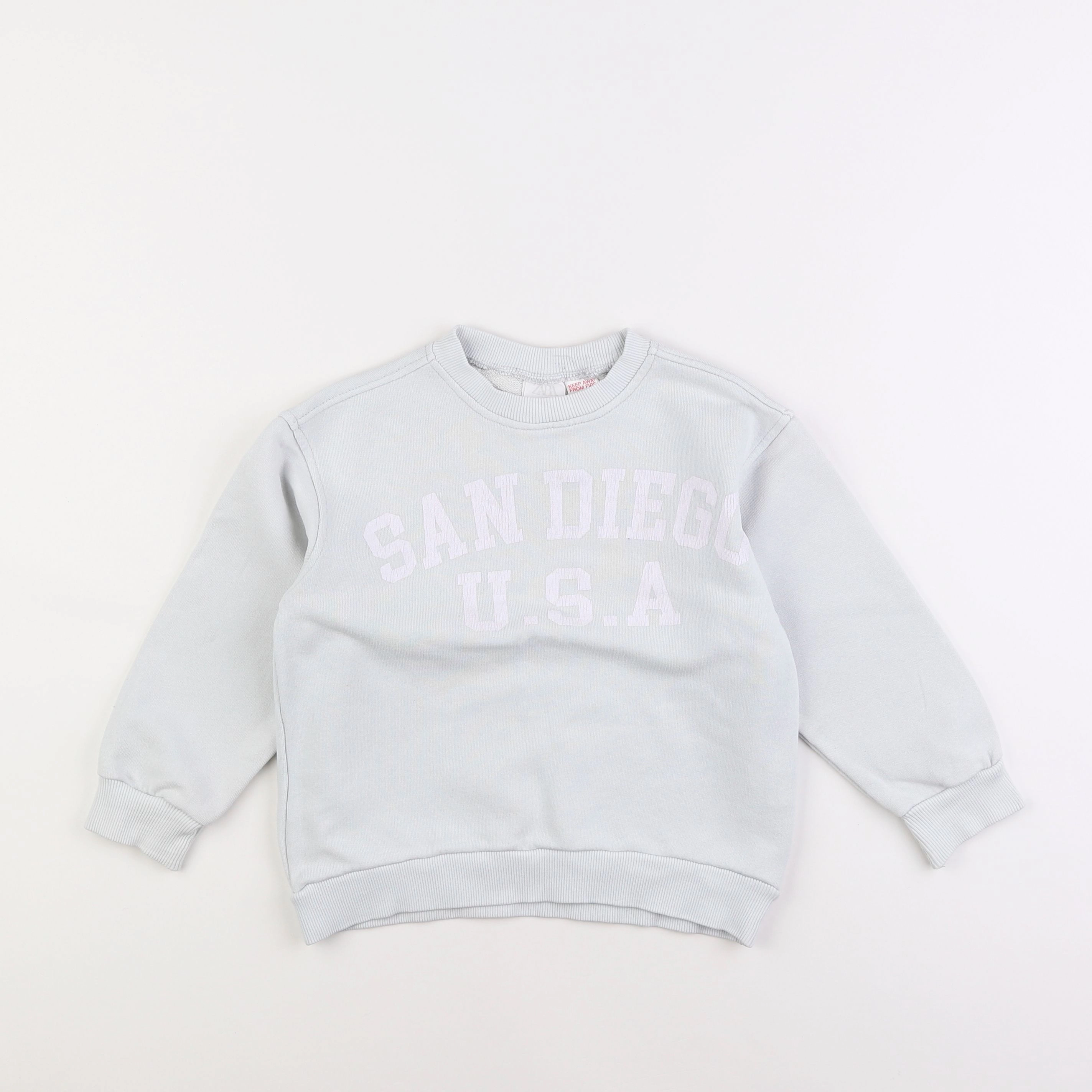 Zara - sweat gris - 3/4 ans