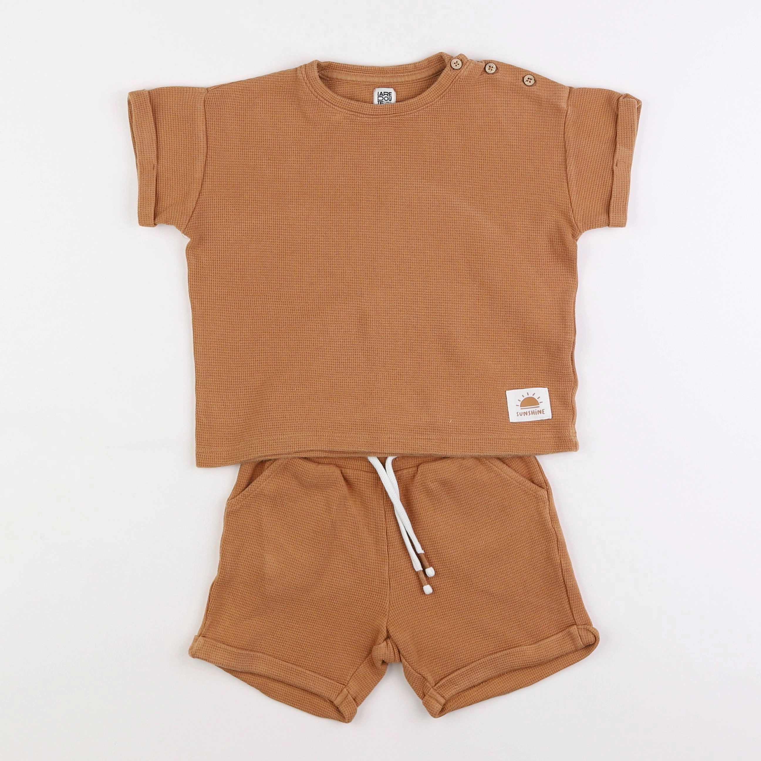 La Redoute - ensemble marron - 5 ans