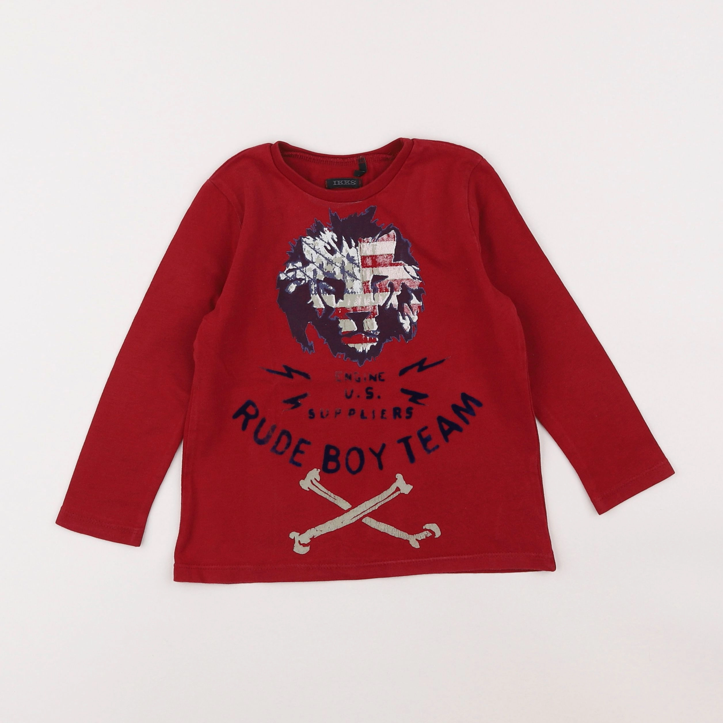 IKKS - tee-shirt rouge - 3 ans