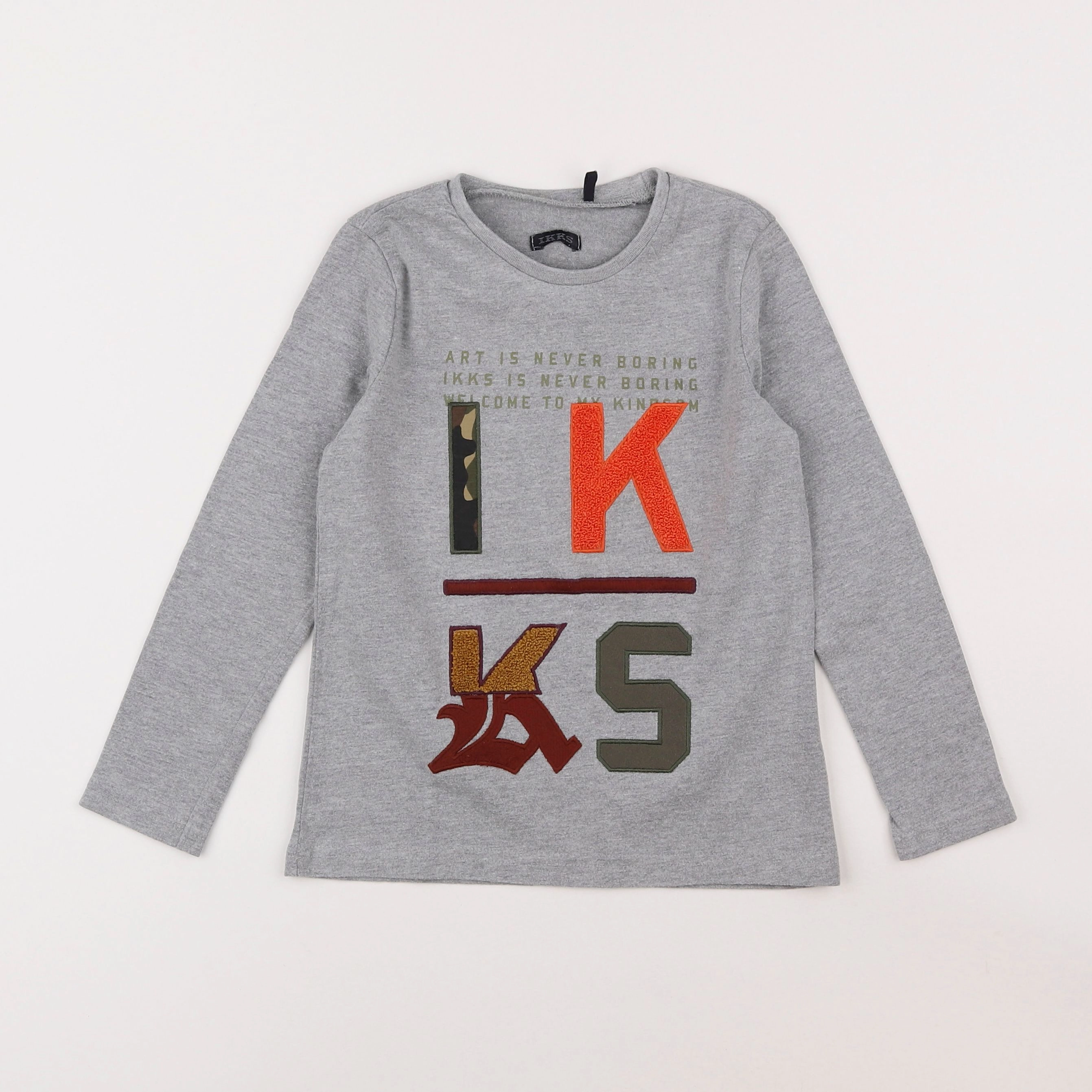 IKKS - tee-shirt gris - 5 ans