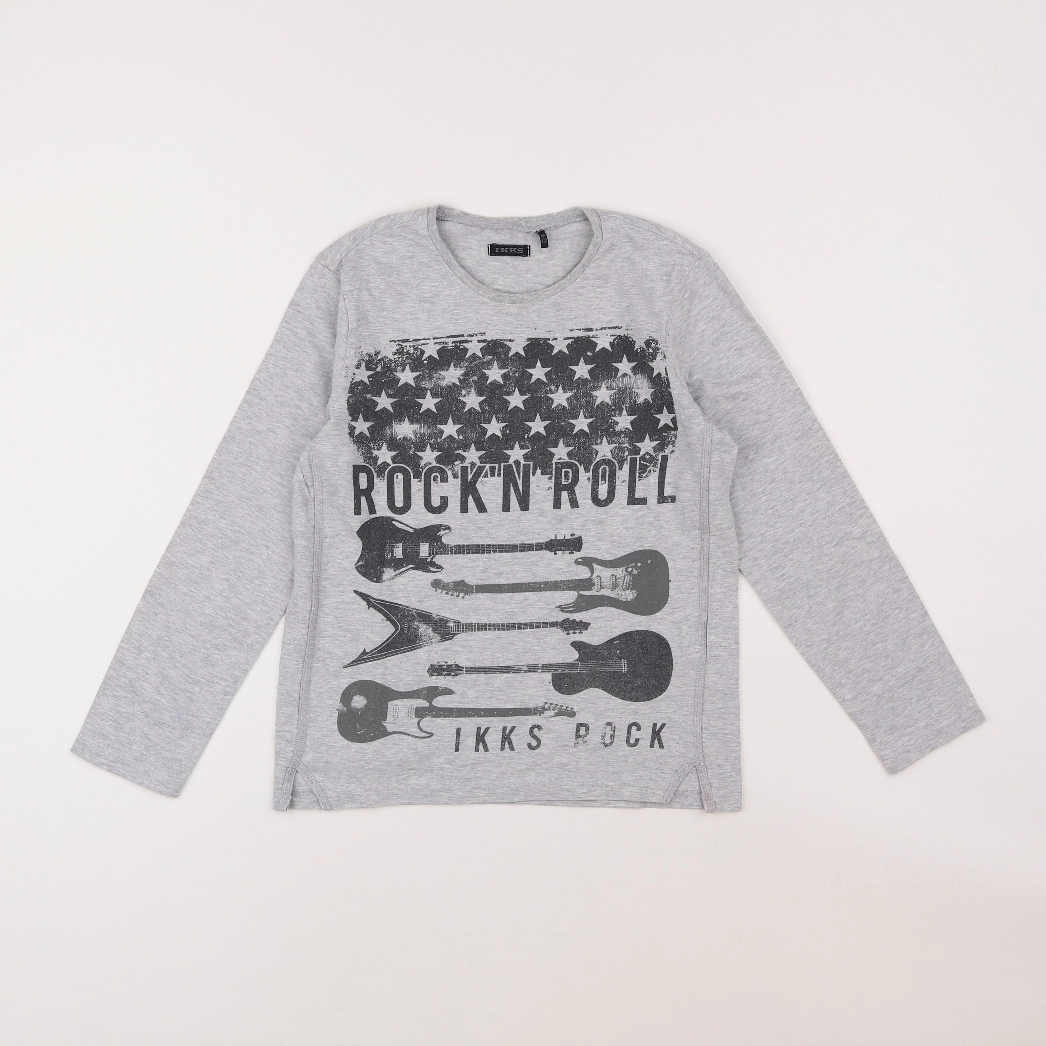 IKKS - tee-shirt gris - 8 ans