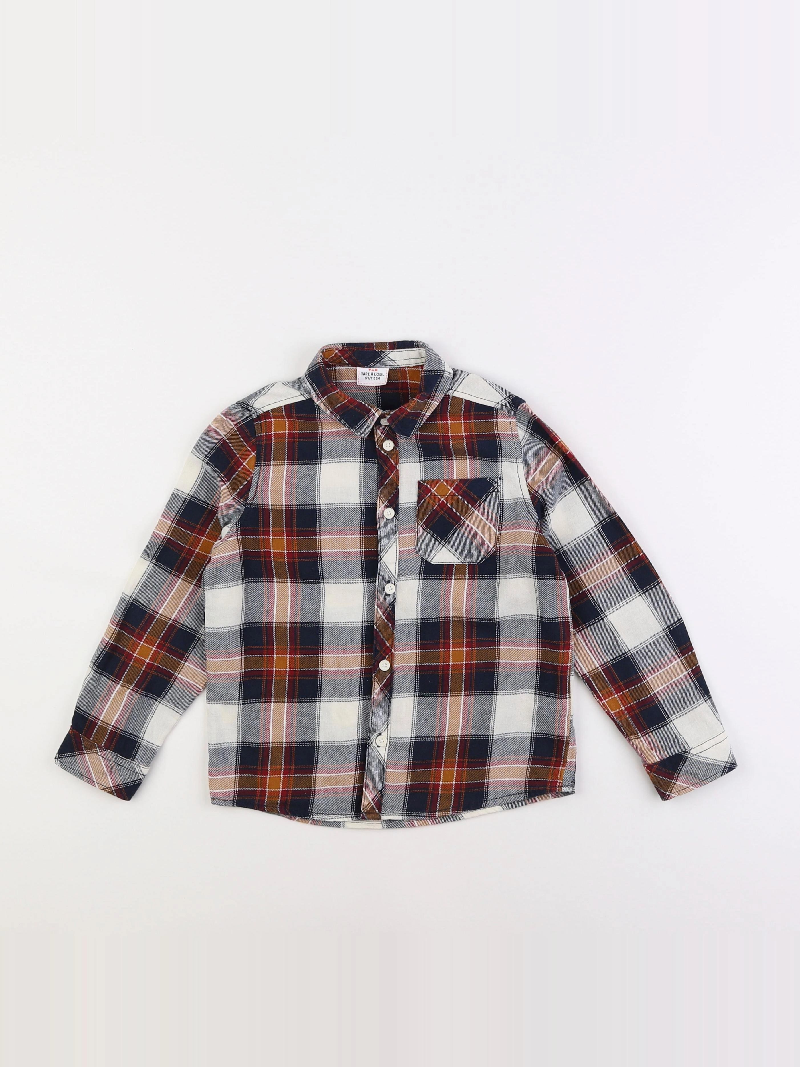 Tape à l'oeil - chemise marron - 5 ans