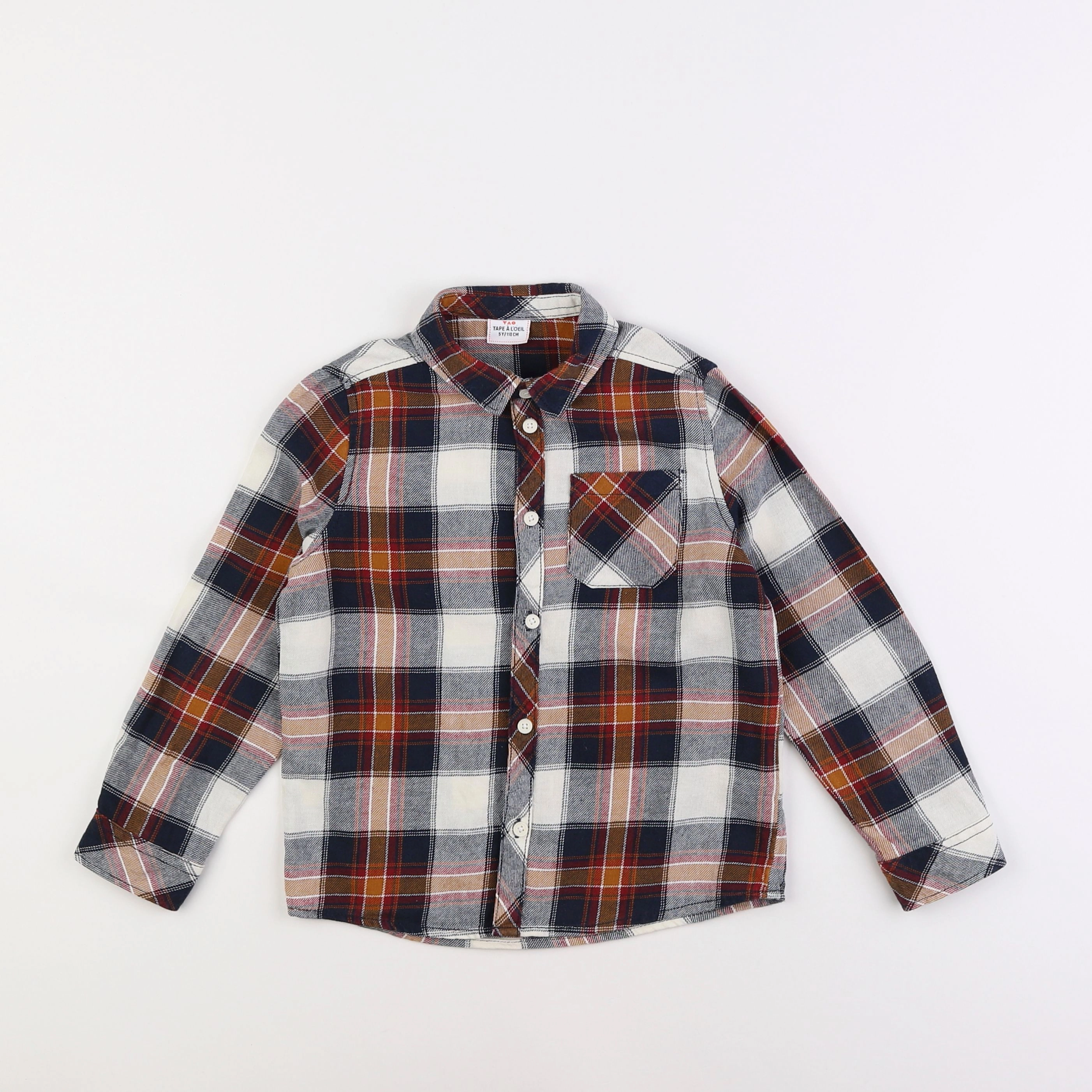 Tape à l'oeil - chemise marron - 5 ans