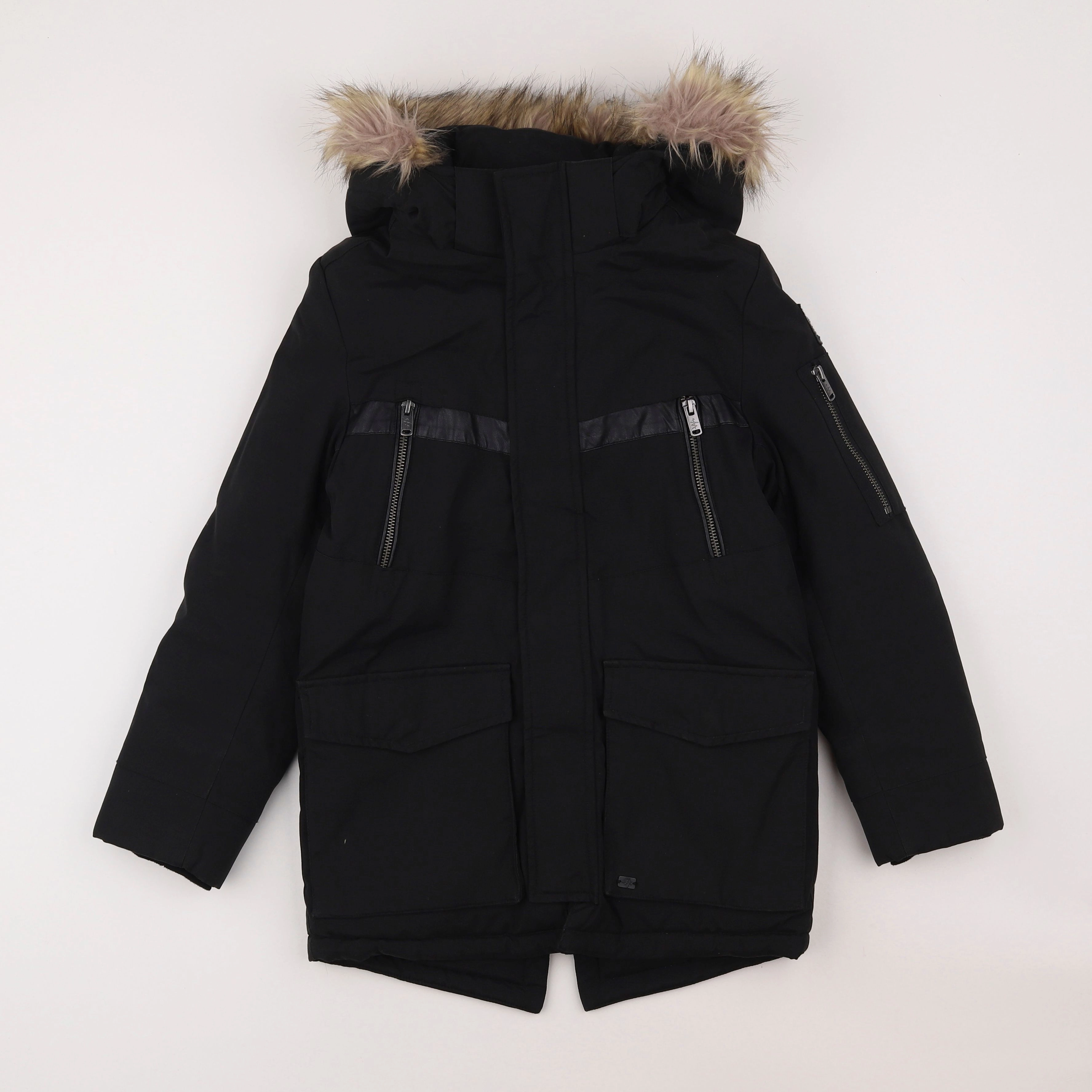 IKKS - parka noir - 10 ans