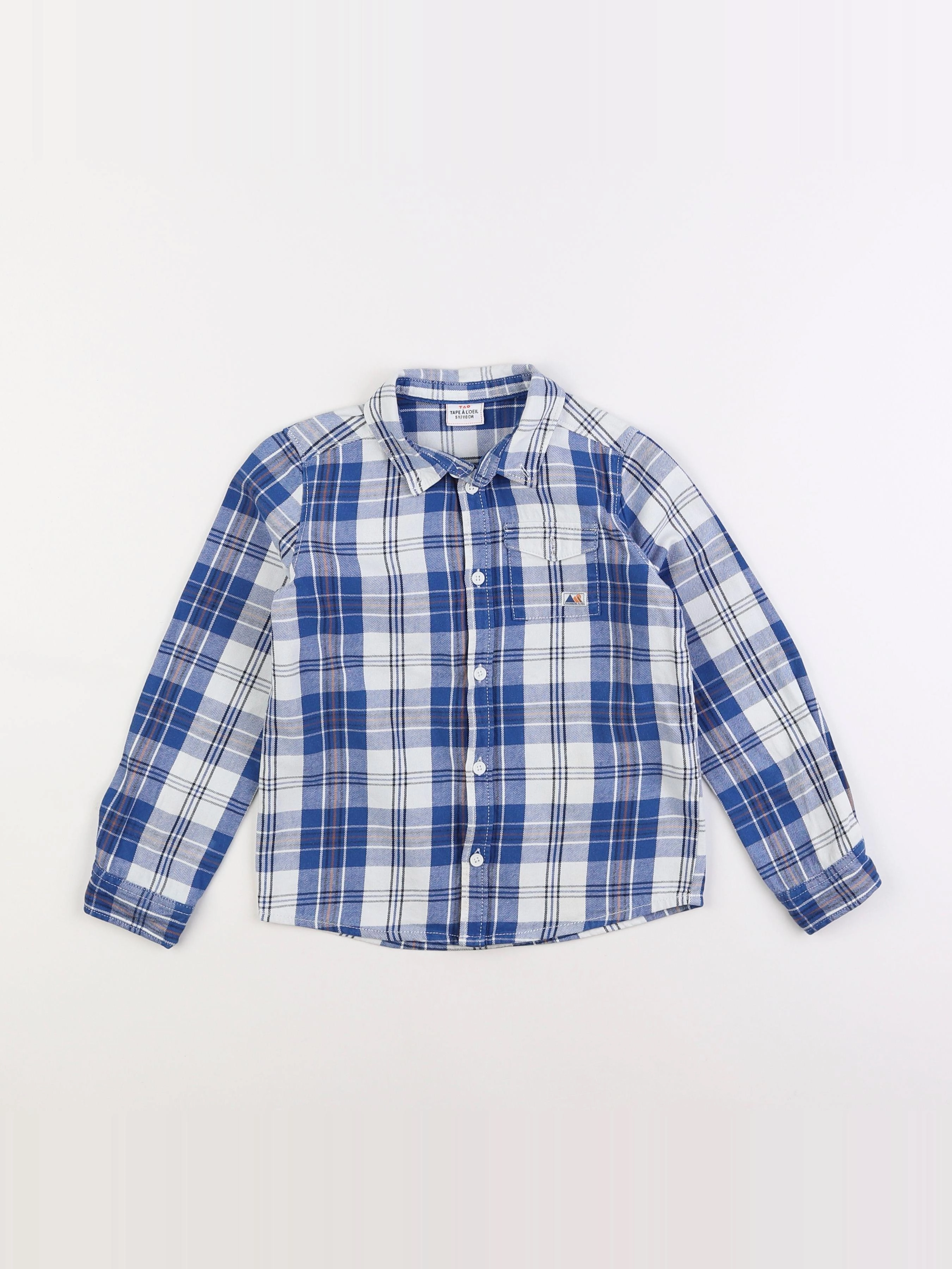 Tape à l'oeil - chemise bleu - 5 ans