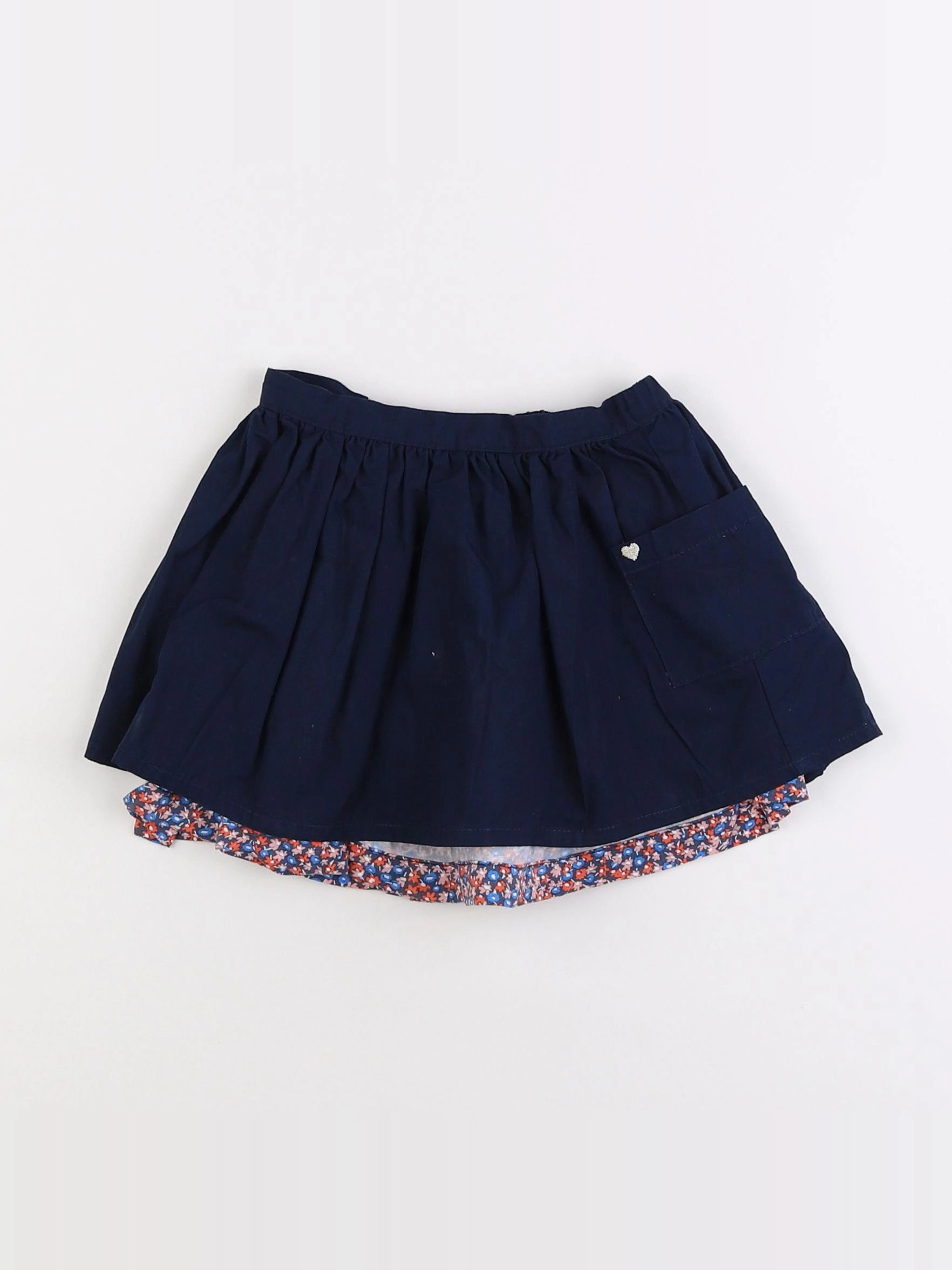 Vertbaudet - jupe réversible multicolore - 3 ans