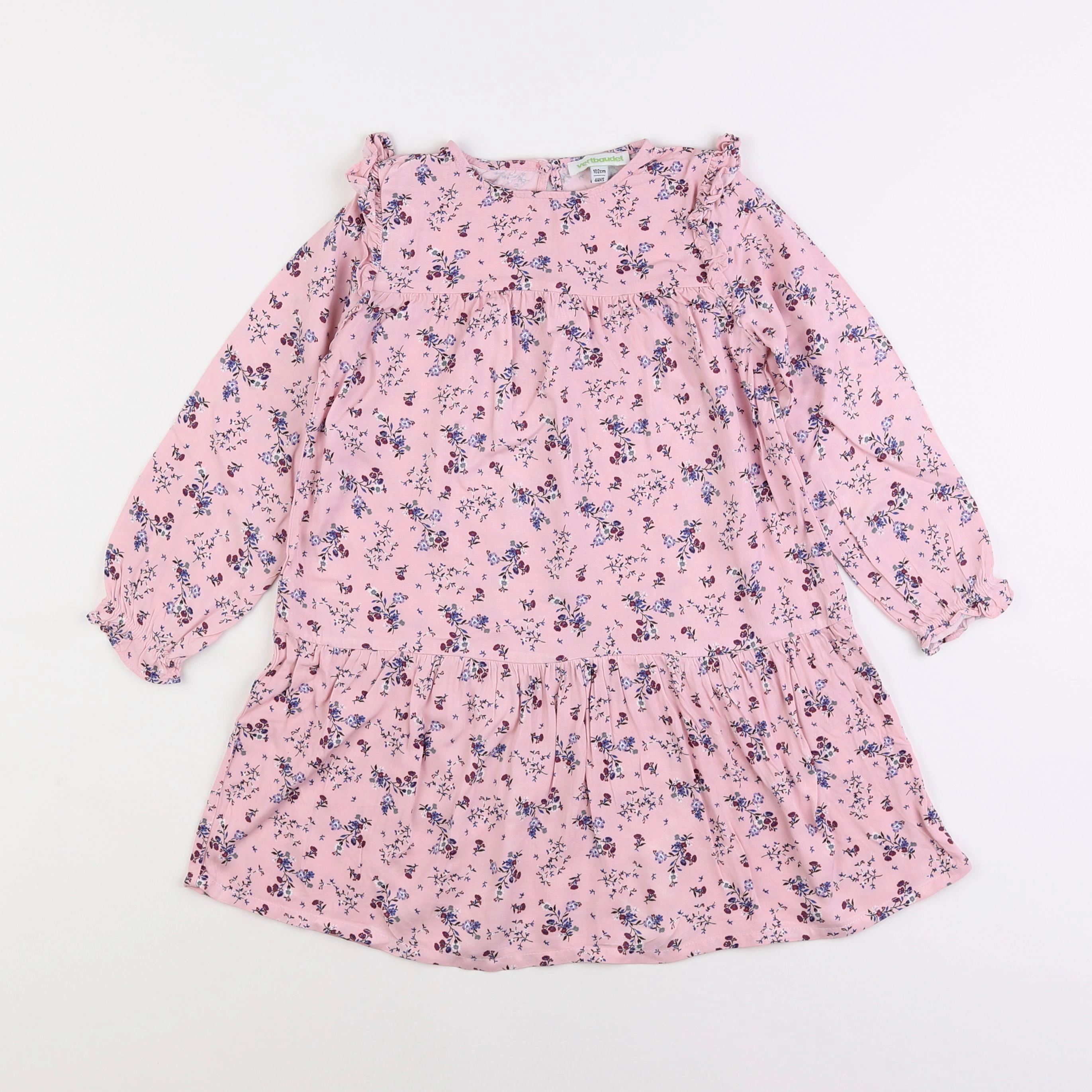 Vertbaudet - robe rose - 4 ans