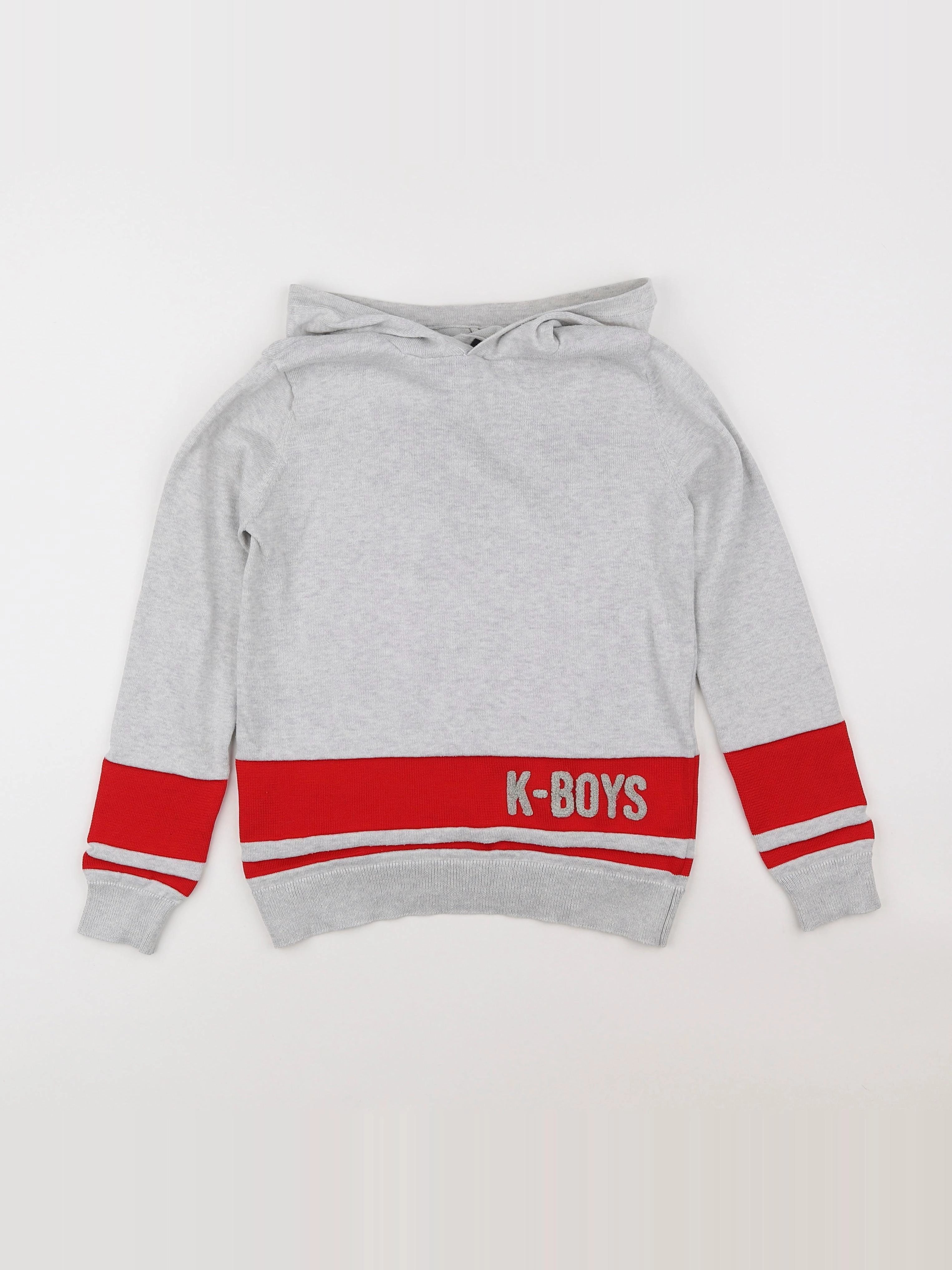 IKKS - pull gris - 10 ans