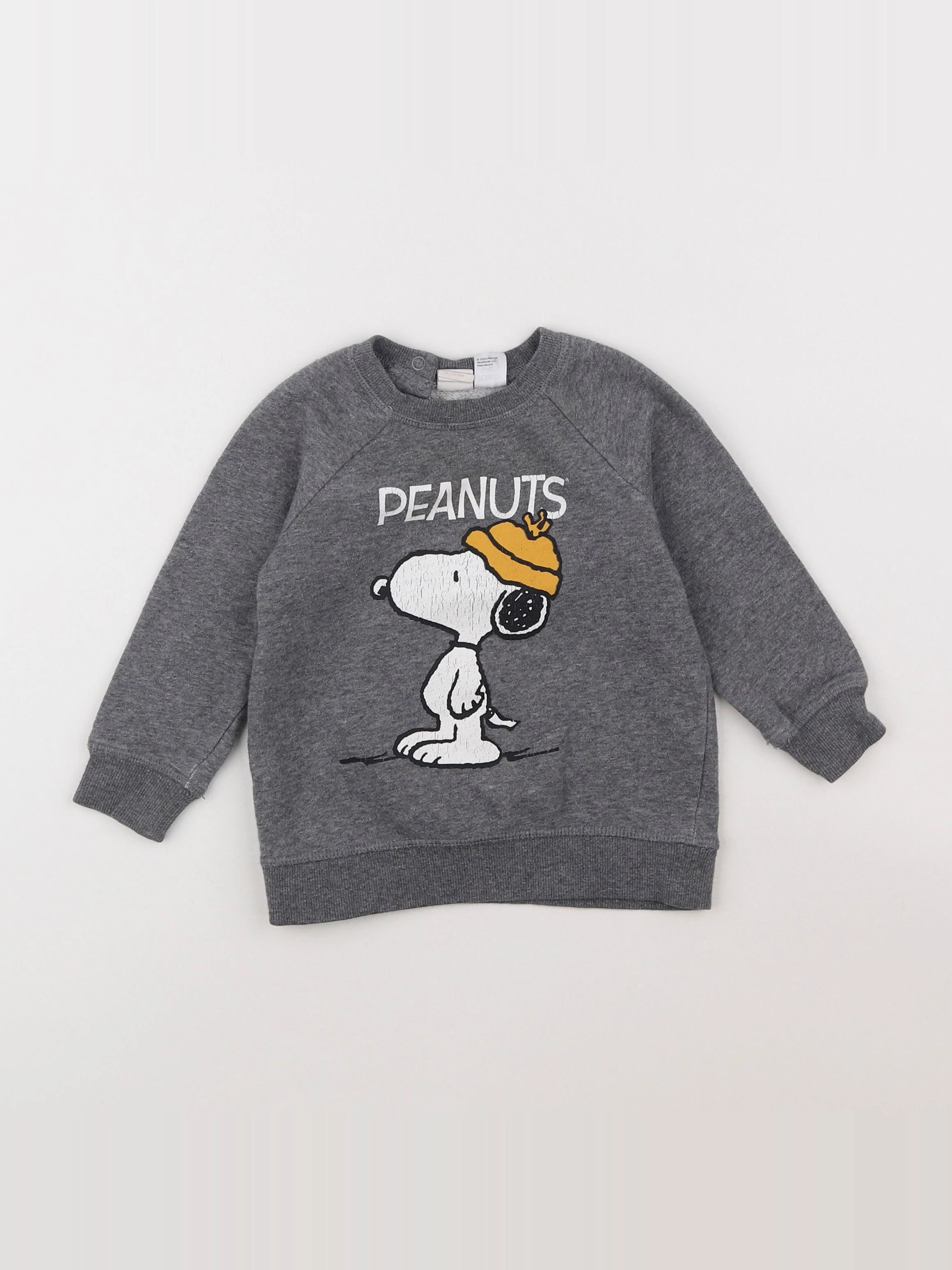 H&M - sweat gris - 12/18 mois