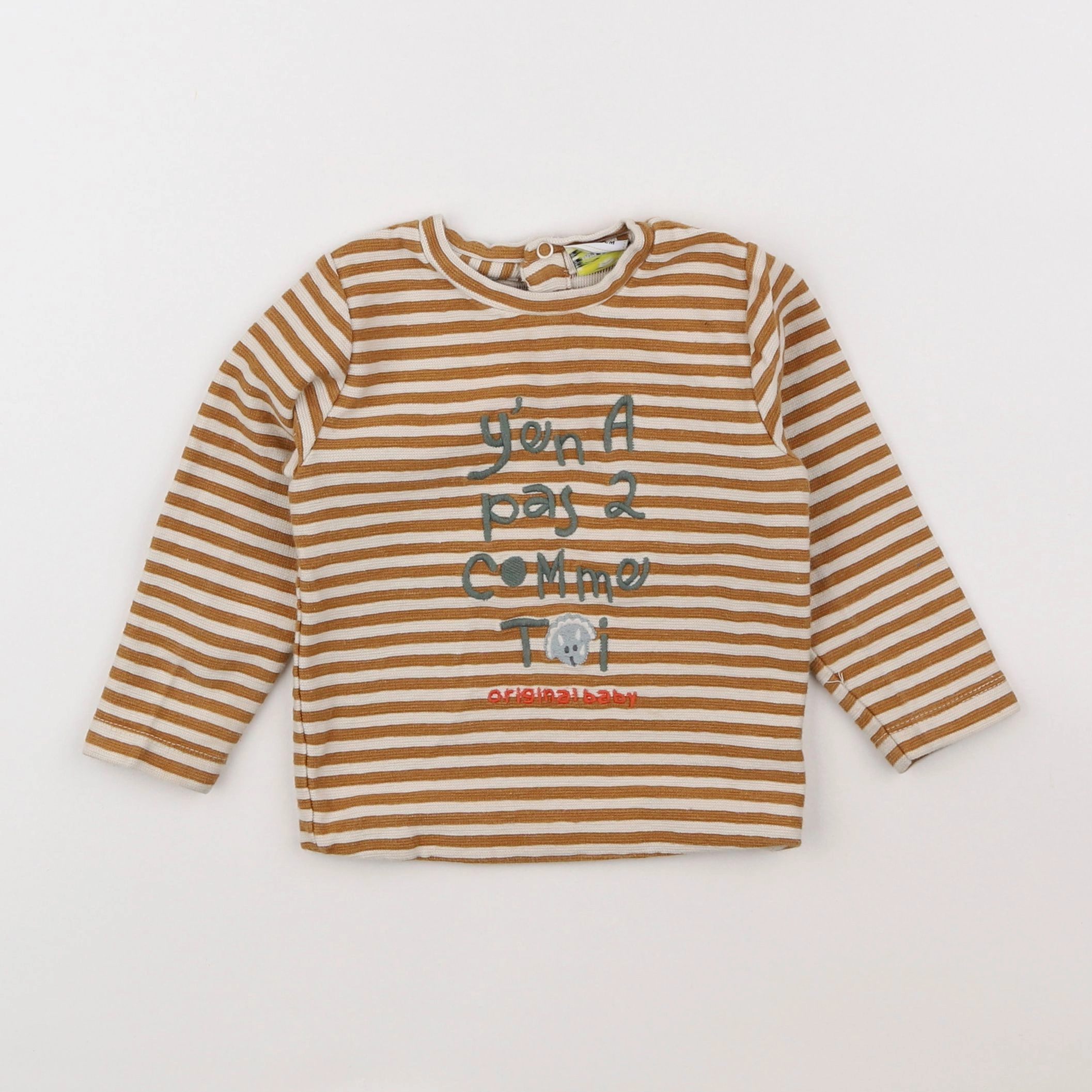 Tape à l'oeil - sweat marron - 18 mois