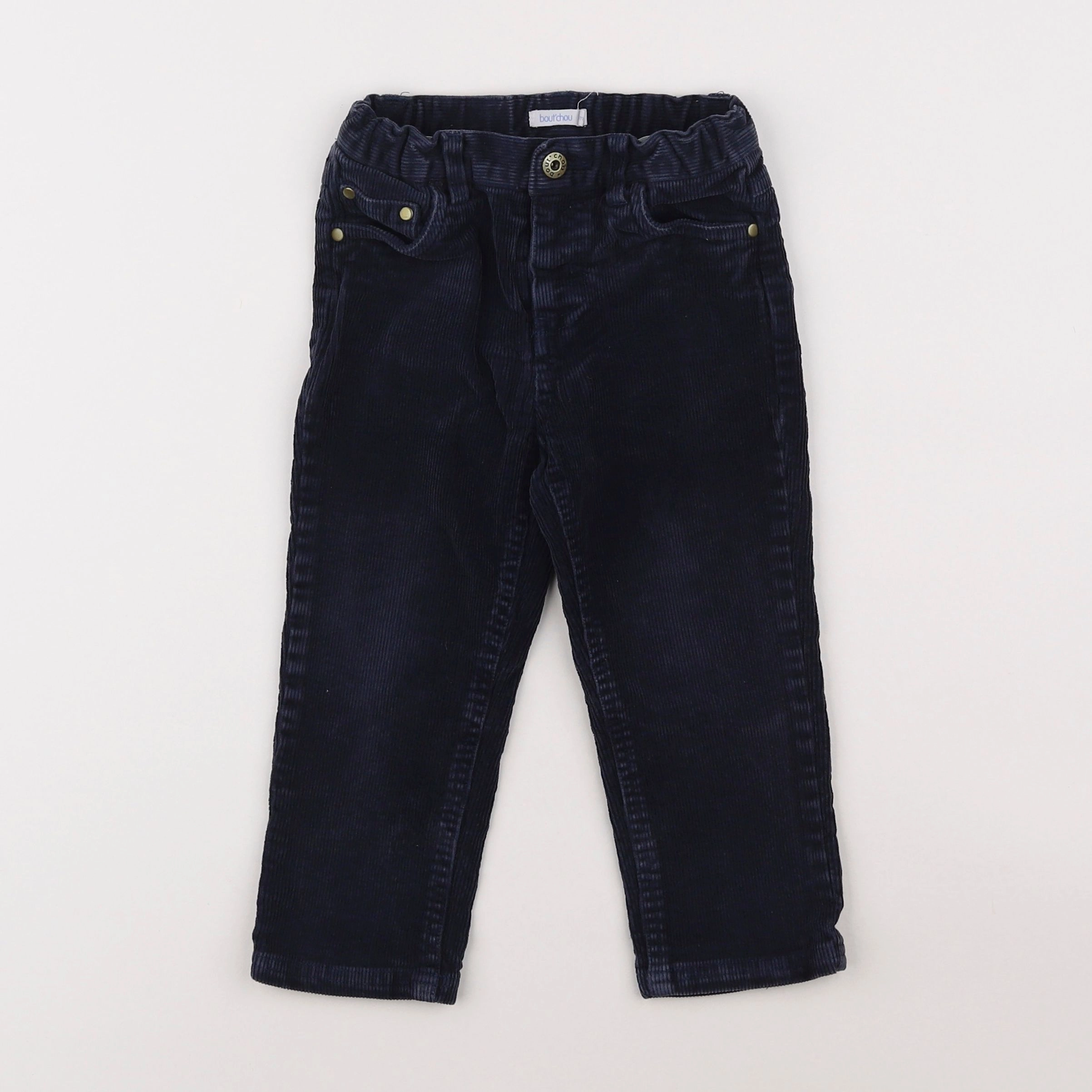 Boutchou - pantalon bleu - 2 ans