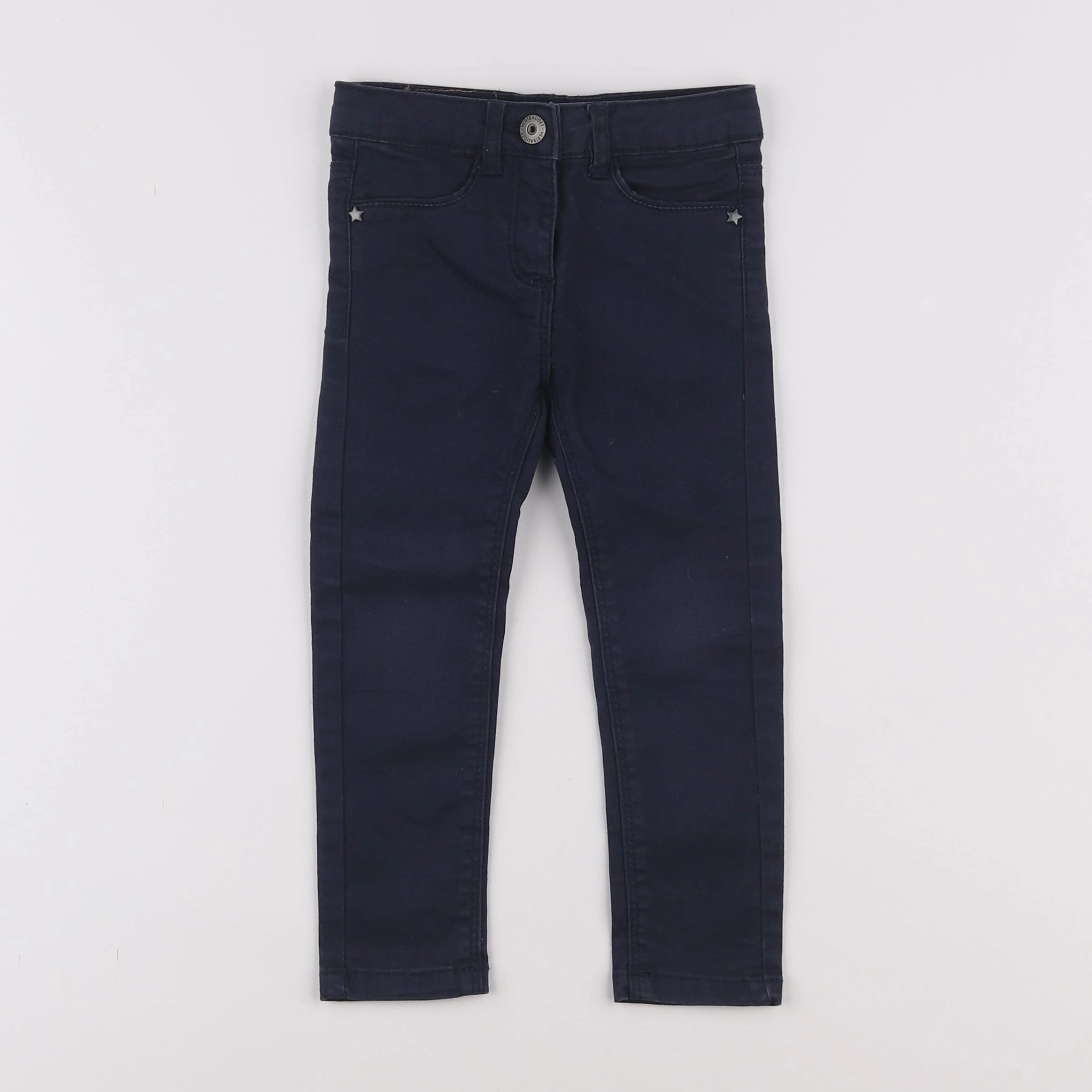 Vertbaudet - pantalon bleu - 3 ans