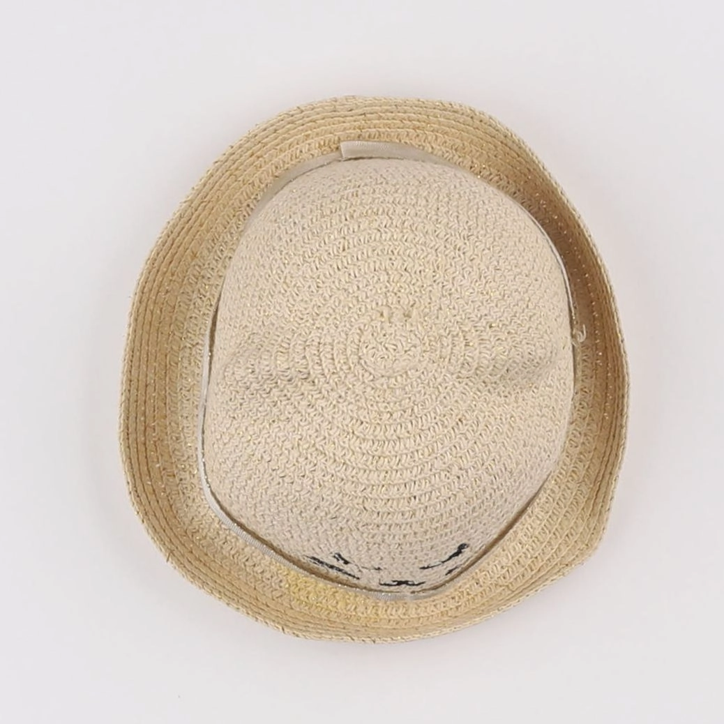 Vertbaudet - chapeau or, beige - 3/6 mois