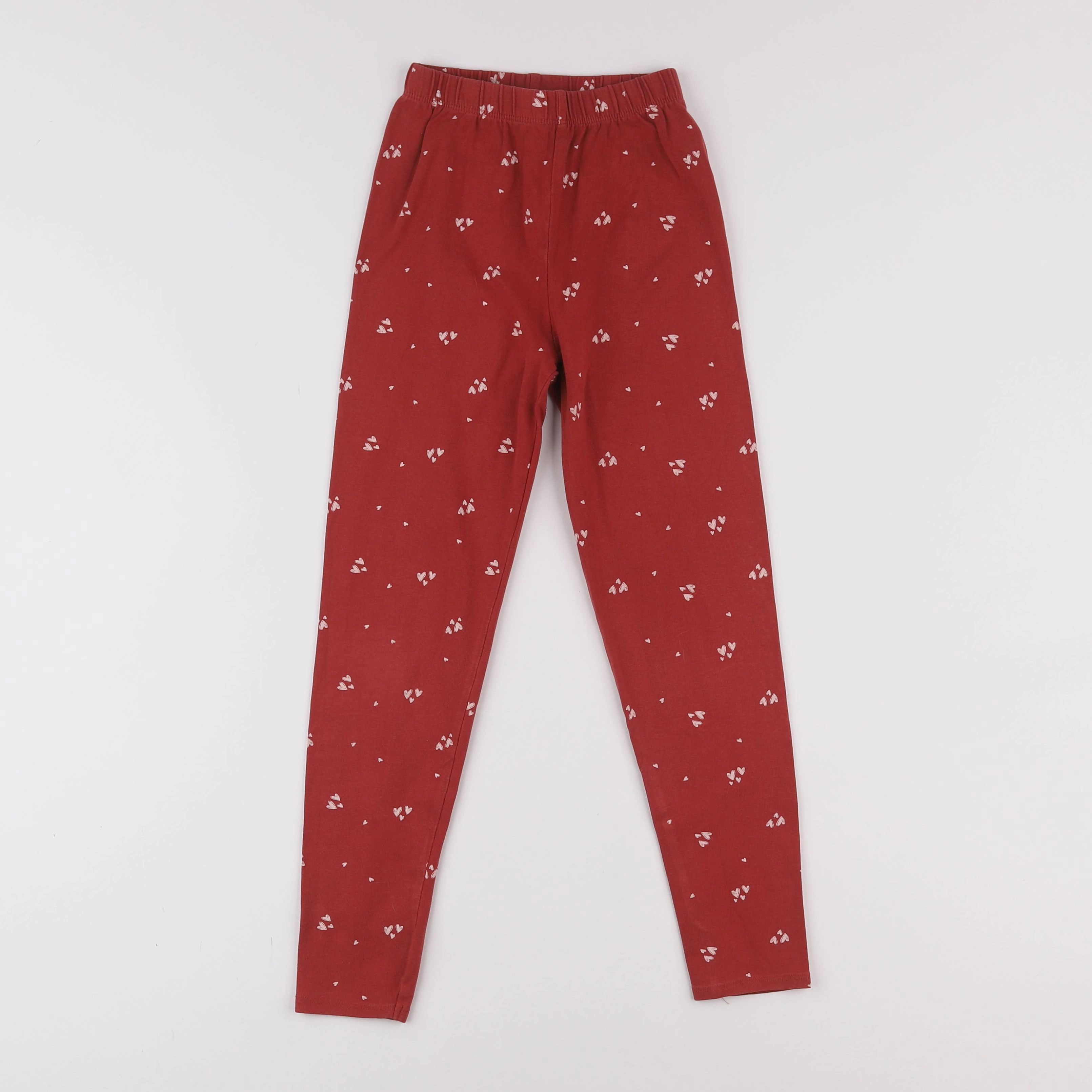 Vertbaudet - legging rouge - 8 ans